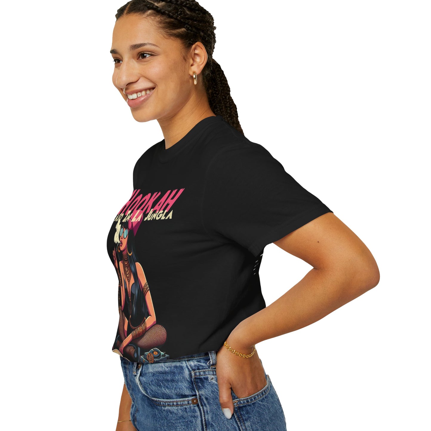 Raso En La Jungla Hookah Vibrant Graphic Tee for Hookah Lovers, Unisex Casual Shirt, Unique Gift, Summer Vibes, Trendy Style