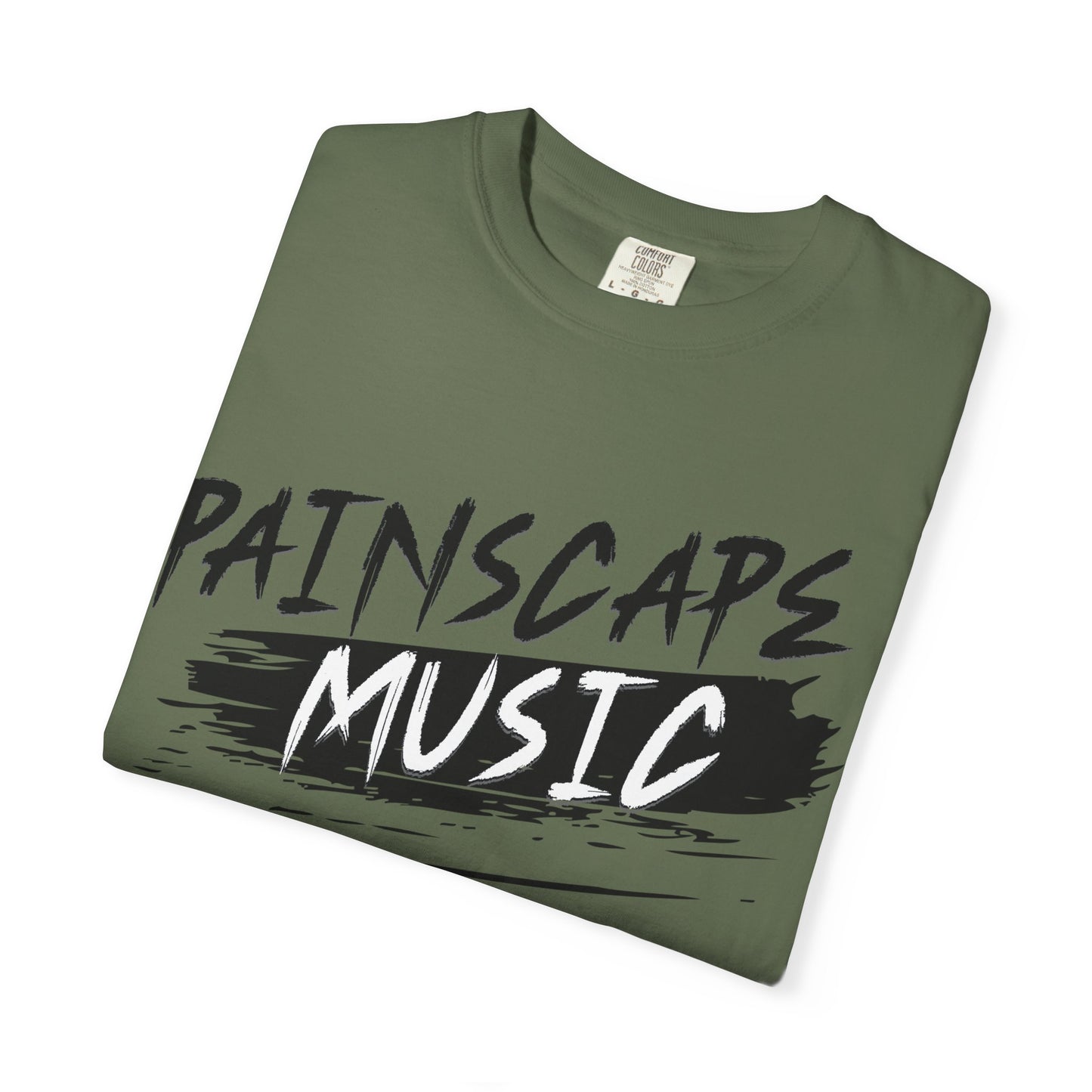 Painscape Music Unisex Garment-Dyed T-Shirt, Painscape Music Tee, Casual Wear, Concert Outfit, Gift for Musicians, Music Lover Apparel