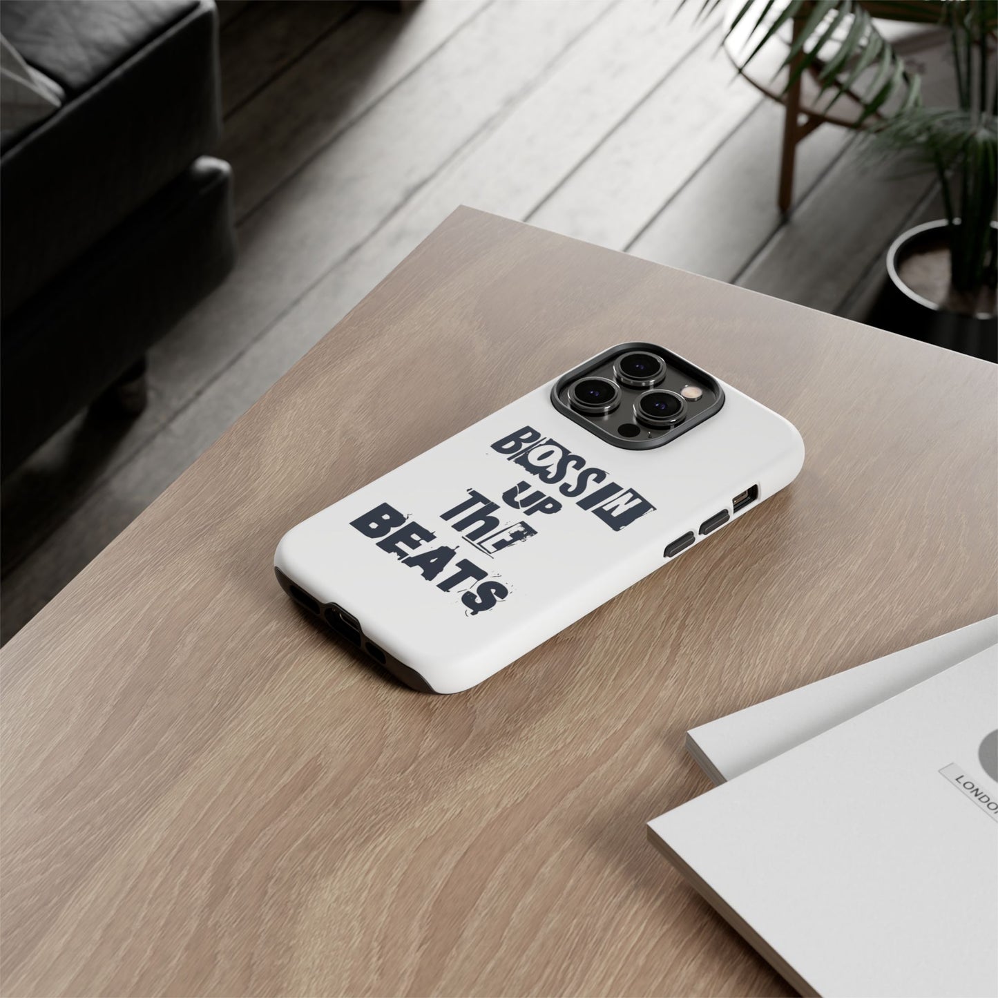 Bossin' Up the Beats Phone Case, Music Lover Gift, Trendy Phone Cover, Unique Phone Accessories, Birthday Present, Creative Tech Gear