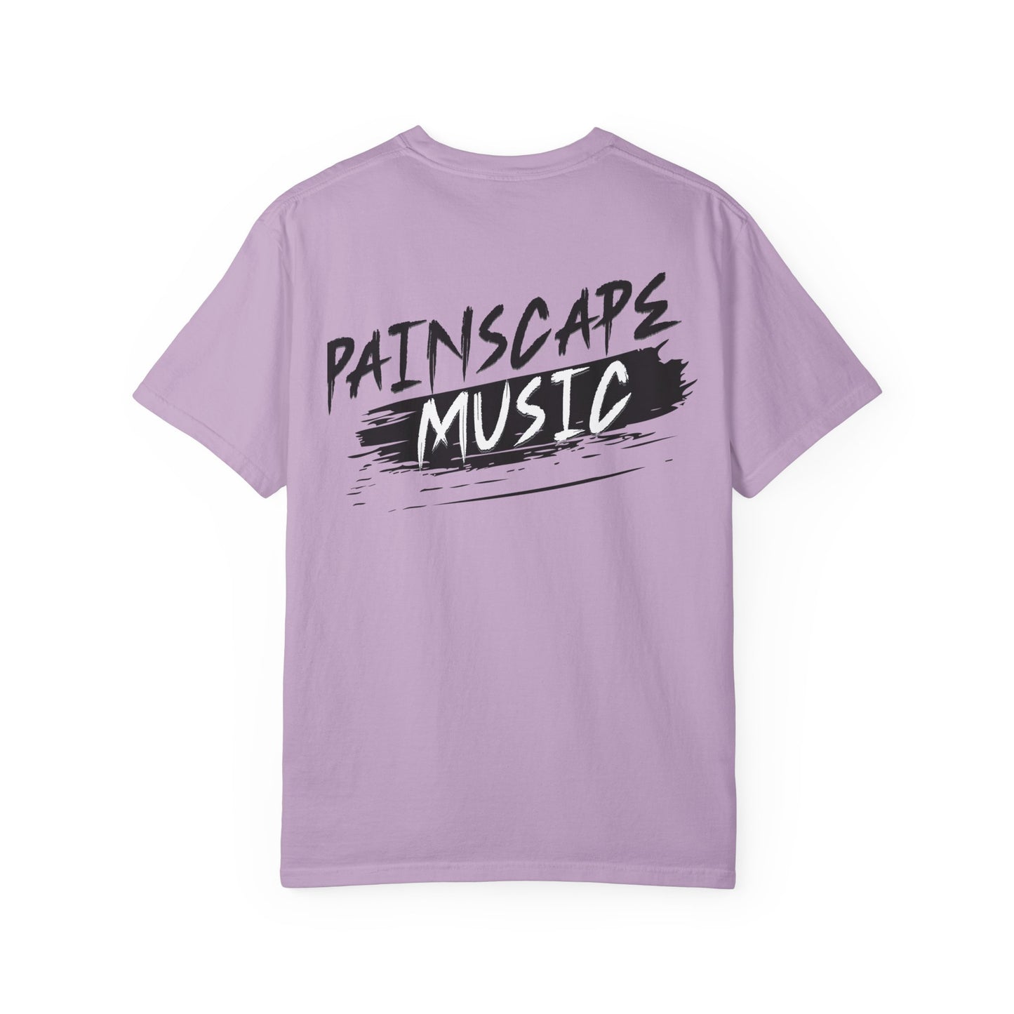Raso En La Jungla Hookah Vibes Unisex Garment-Dyed T-Shirt, Music Lovers Tee, Chill Wear, Party Shirt, Unique Gift, Bohemian Style, Black Painscape Music Logo on back.