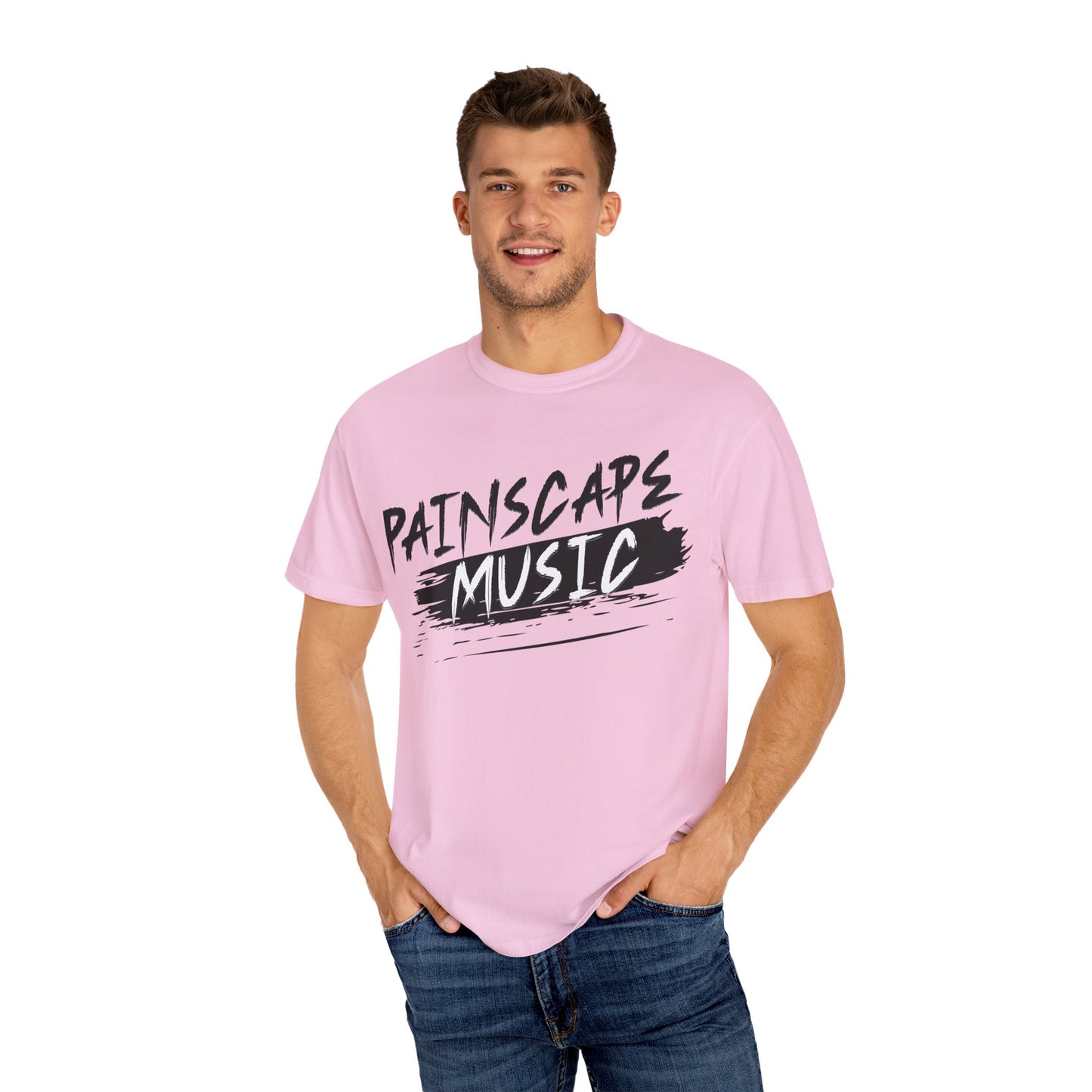 Painscape Music Unisex Garment-Dyed T-Shirt, Painscape Music Tee, Casual Wear, Concert Outfit, Gift for Musicians, Music Lover Apparel