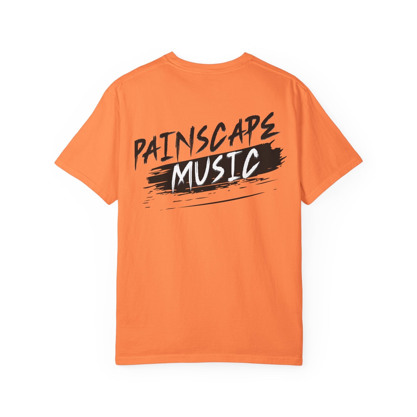 Raso En La Jungla Hookah Vibes Unisex Garment-Dyed T-Shirt, Music Lovers Tee, Chill Wear, Party Shirt, Unique Gift, Bohemian Style, Black Painscape Music Logo on back.