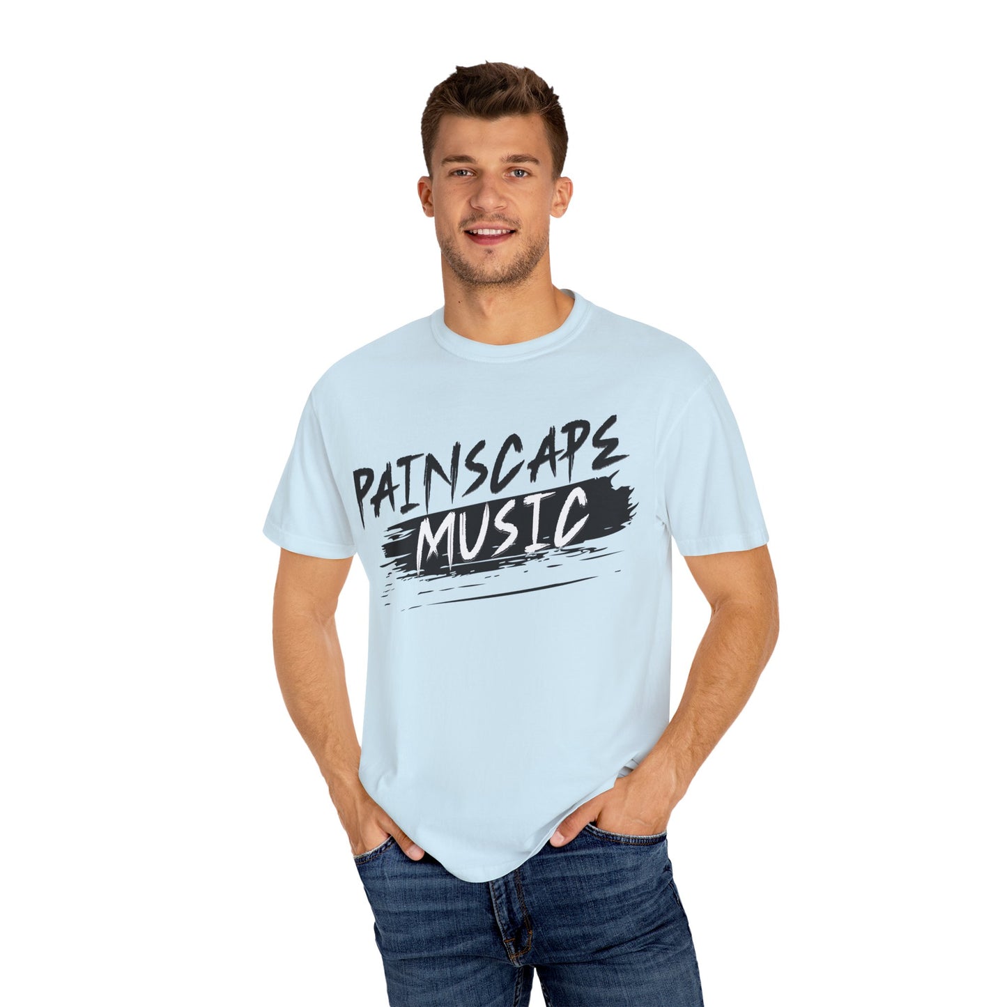 Painscape Music Unisex Garment-Dyed T-Shirt, Painscape Music Tee, Casual Wear, Concert Outfit, Gift for Musicians, Music Lover Apparel