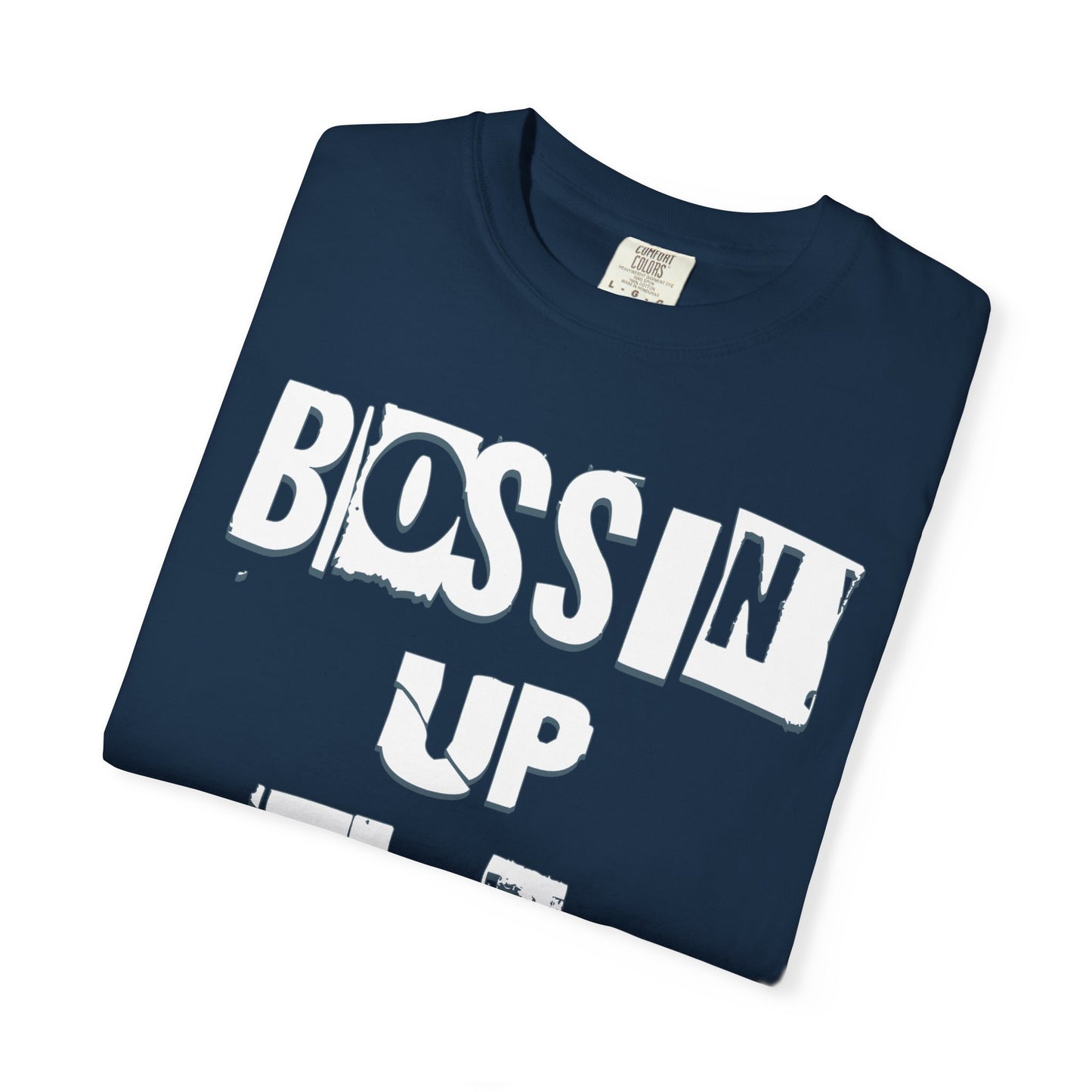 Bossin' Up the Beats Unisex Garment-Dyed T-Shirt - Perfect for Music Lovers, Gift for DJs, Concerts, Festival Wear, Casual Style