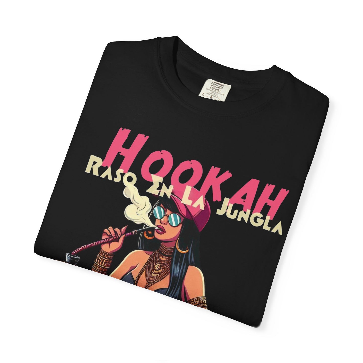 Raso En La Jungla Hookah Vibrant Graphic Tee for Hookah Lovers, Unisex Casual Shirt, Unique Gift, Summer Vibes, Trendy Style
