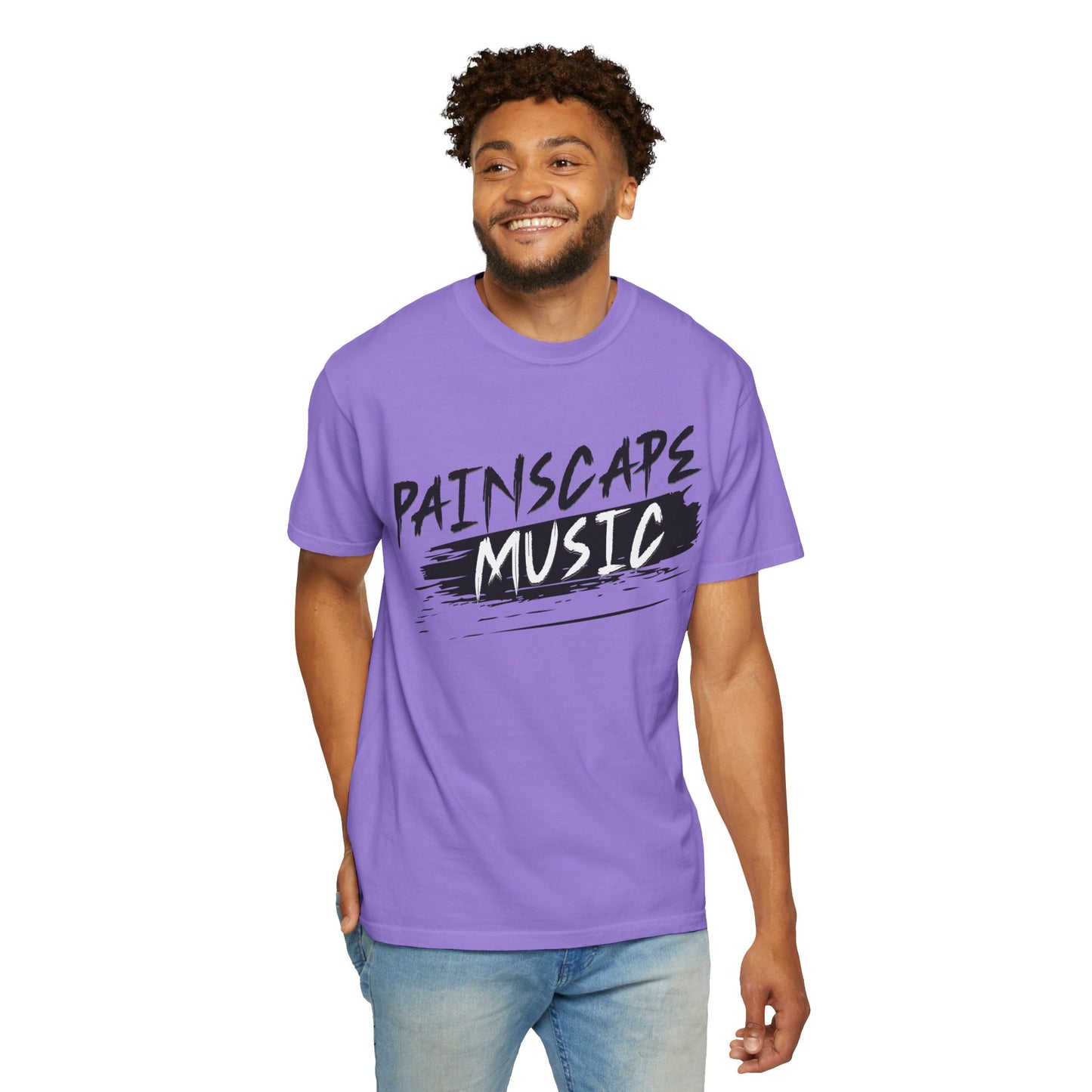 Painscape Music Unisex Garment-Dyed T-Shirt, Painscape Music Tee, Casual Wear, Concert Outfit, Gift for Musicians, Music Lover Apparel
