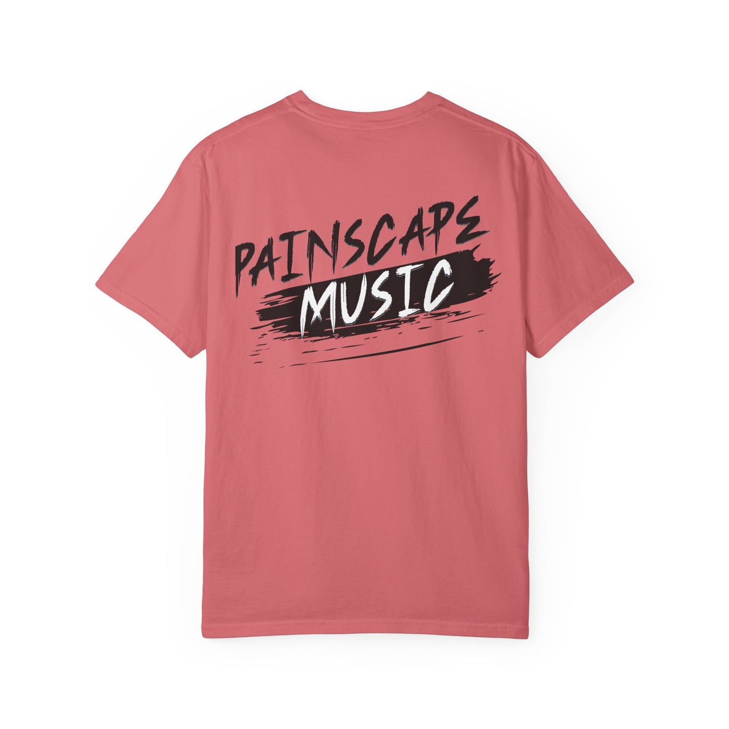 Raso En La Jungla Hookah Vibes Unisex Garment-Dyed T-Shirt, Music Lovers Tee, Chill Wear, Party Shirt, Unique Gift, Bohemian Style, Black Painscape Music Logo on back.