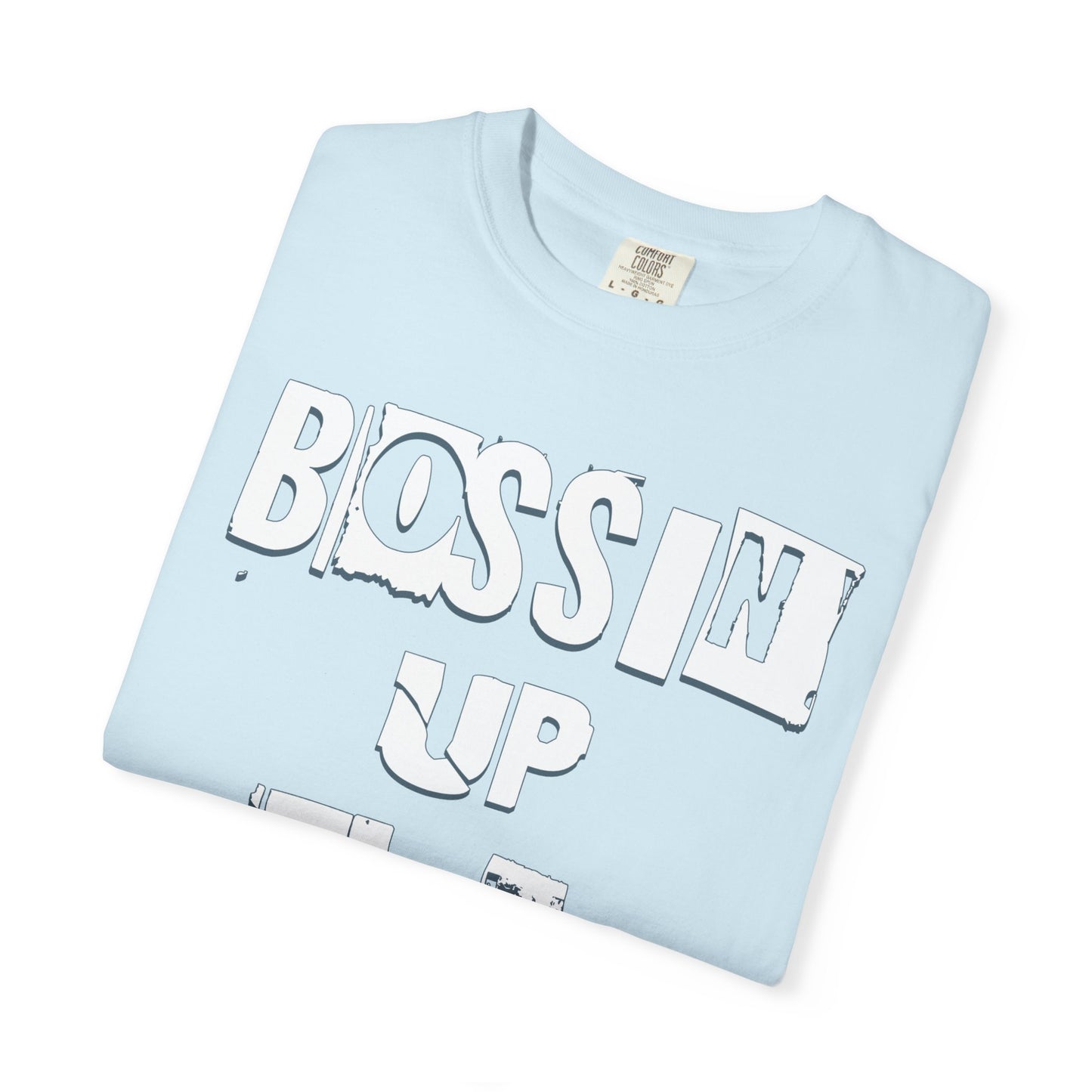 Bossin' Up the Beats Unisex Garment-Dyed T-Shirt - Perfect for Music Lovers, Gift for DJs, Concerts, Festival Wear, Casual Style
