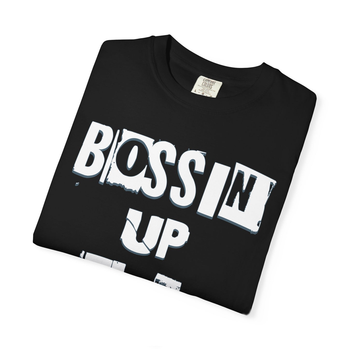 Bossin' Up the Beats Unisex Garment-Dyed T-Shirt - Perfect for Music Lovers, Gift for DJs, Concerts, Festival Wear, Casual Style