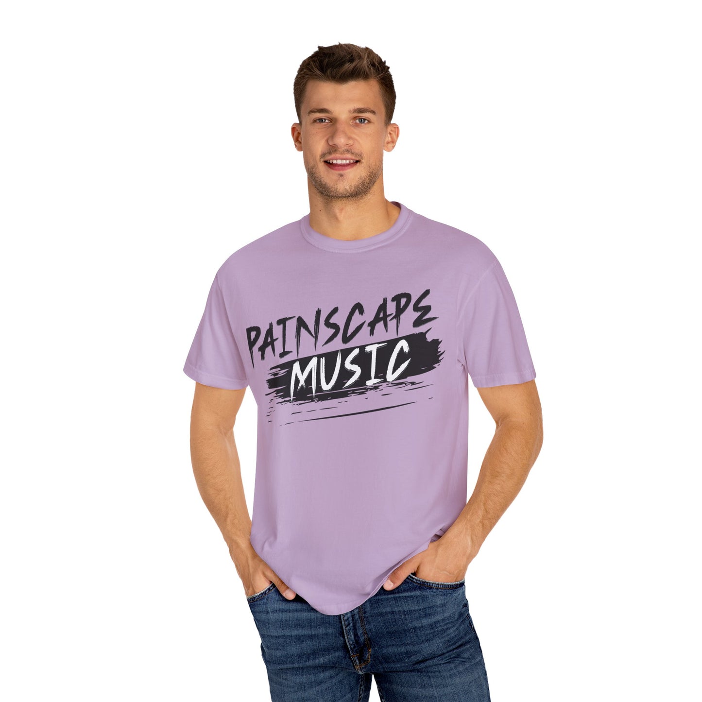 Painscape Music Unisex Garment-Dyed T-Shirt, Painscape Music Tee, Casual Wear, Concert Outfit, Gift for Musicians, Music Lover Apparel
