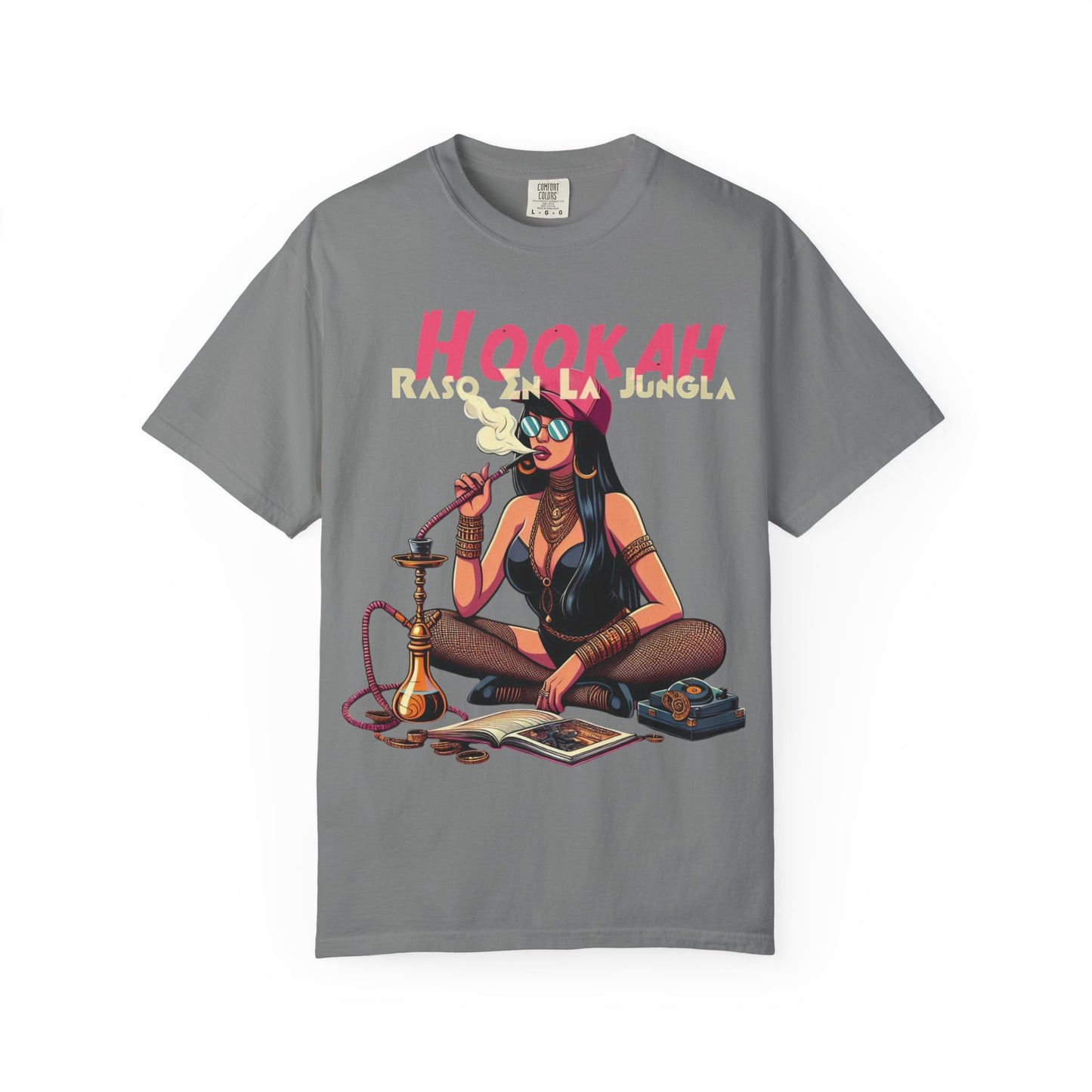 Raso En La Jungla Hookah Vibrant Graphic Tee for Hookah Lovers, Unisex Casual Shirt, Unique Gift, Summer Vibes, Trendy Style