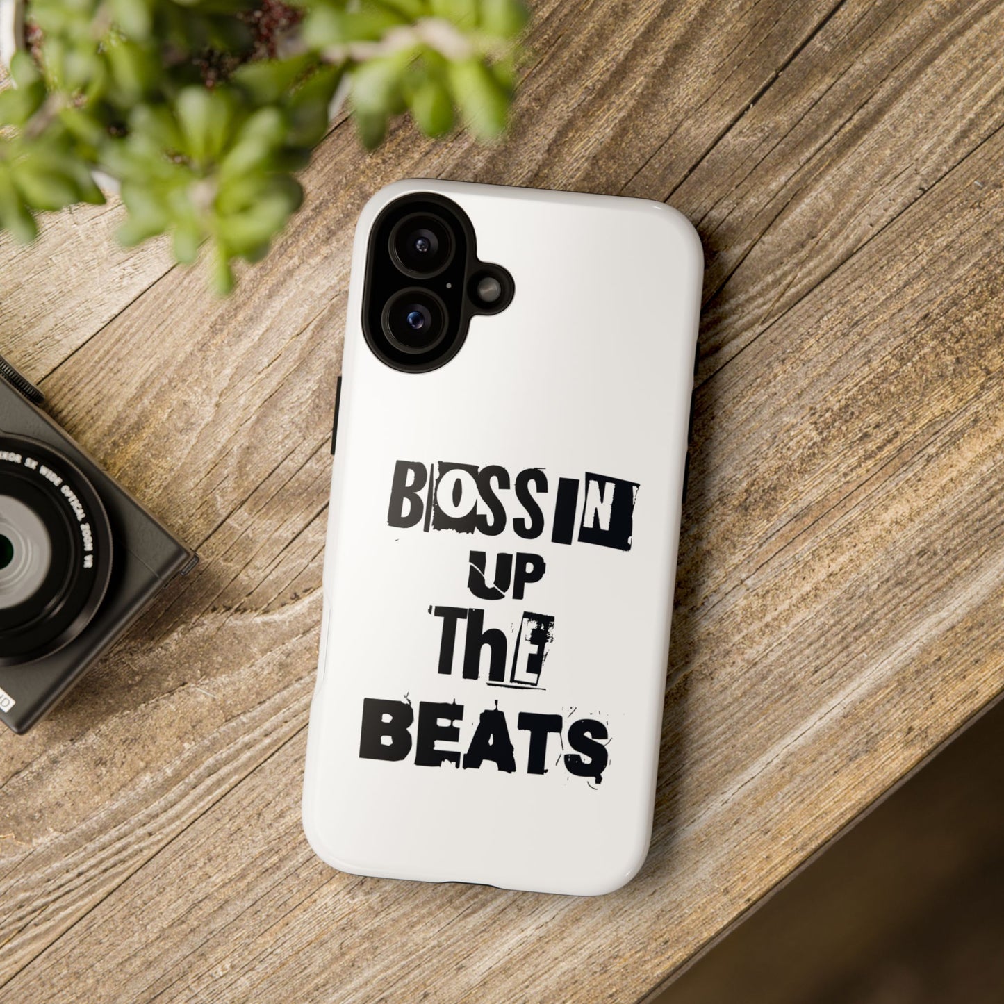 Bossin' Up the Beats Phone Case, Music Lover Gift, Trendy Phone Cover, Unique Phone Accessories, Birthday Present, Creative Tech Gear
