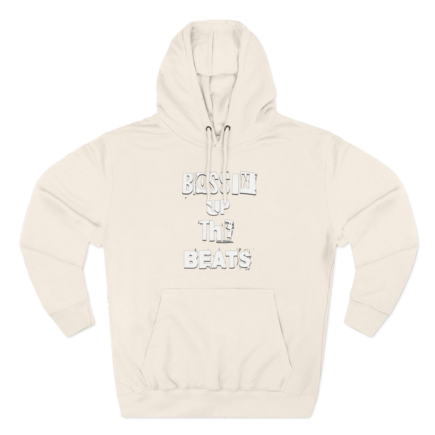 Bossin' Up The Beats Inspired Fleece Hoodie - Comfortable Music Lover's Apparel, Cozy Gift for Musicians
