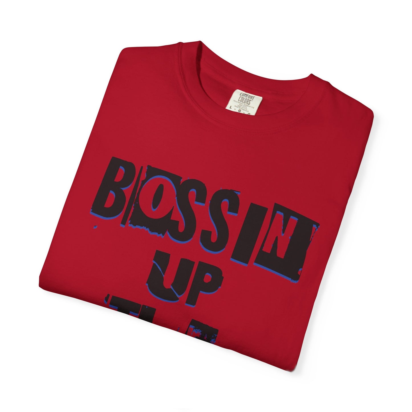 Bossin Up The Beats Unisex Garment-Dyed T-shirt