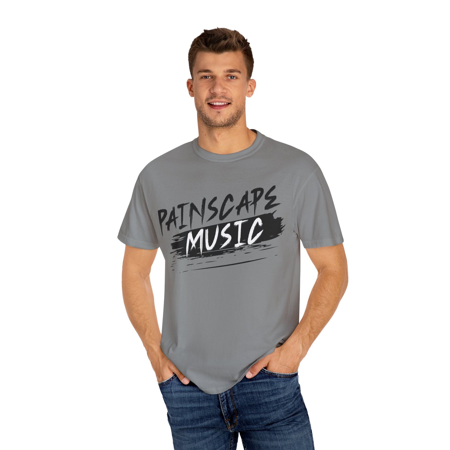 Painscape Music Unisex Garment-Dyed T-Shirt, Painscape Music Tee, Casual Wear, Concert Outfit, Gift for Musicians, Music Lover Apparel