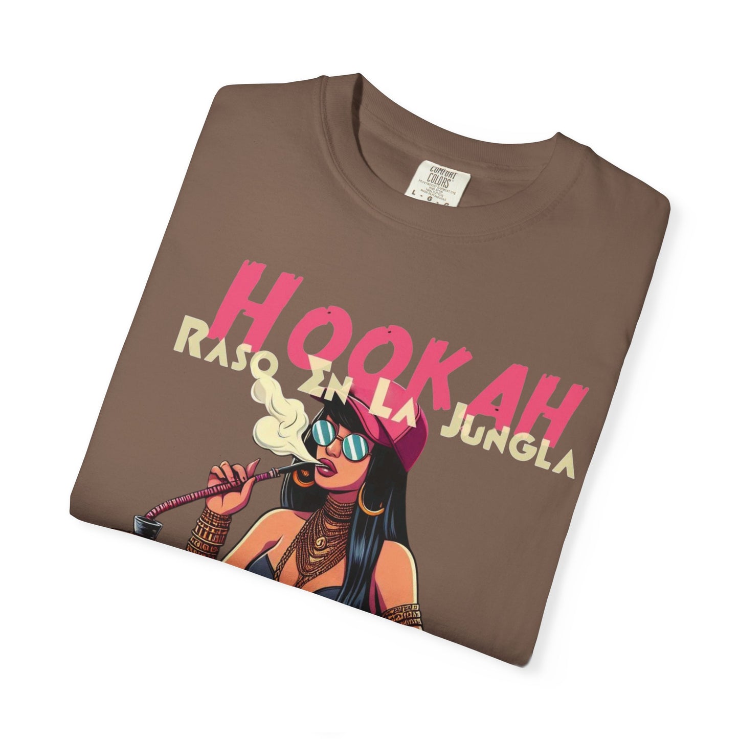 Raso En La Jungla Hookah Vibrant Graphic Tee for Hookah Lovers, Unisex Casual Shirt, Unique Gift, Summer Vibes, Trendy Style