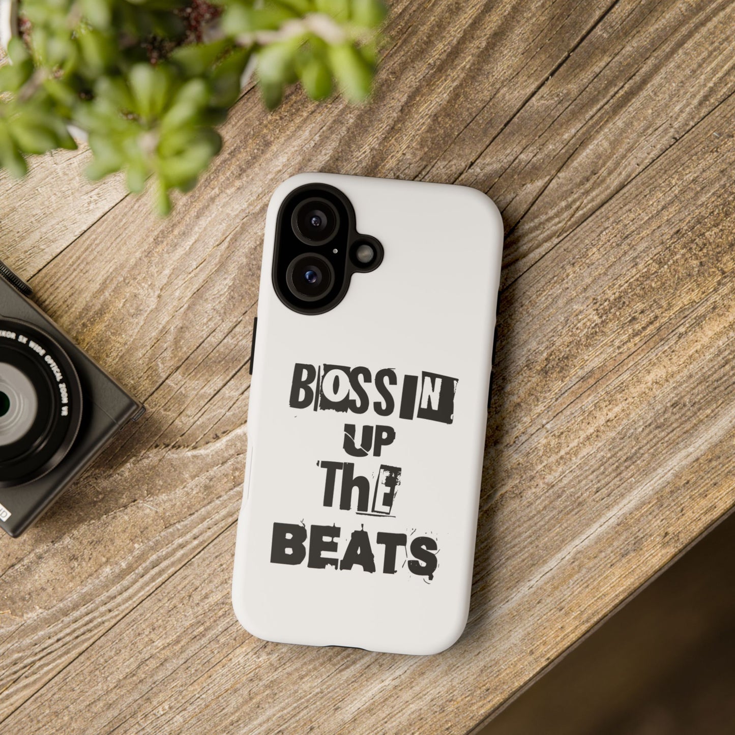 Bossin' Up the Beats Phone Case, Music Lover Gift, Trendy Phone Cover, Unique Phone Accessories, Birthday Present, Creative Tech Gear
