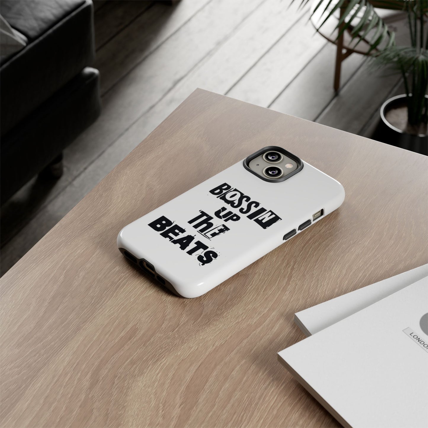 Bossin' Up the Beats Phone Case, Music Lover Gift, Trendy Phone Cover, Unique Phone Accessories, Birthday Present, Creative Tech Gear