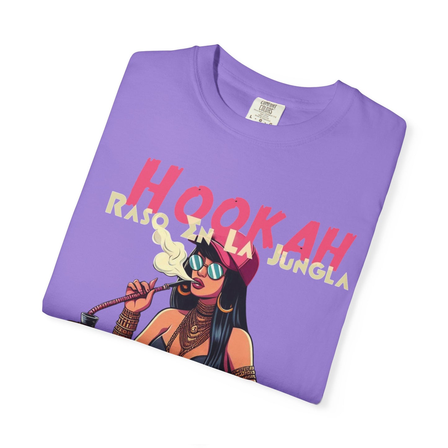 Raso En La Jungla Hookah Vibrant Graphic Tee for Hookah Lovers, Unisex Casual Shirt, Unique Gift, Summer Vibes, Trendy Style