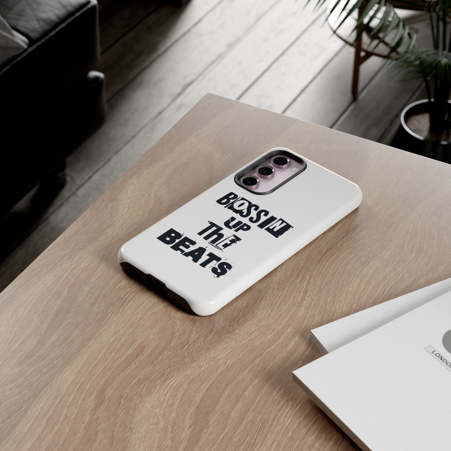 Bossin' Up the Beats Phone Case, Music Lover Gift, Trendy Phone Cover, Unique Phone Accessories, Birthday Present, Creative Tech Gear