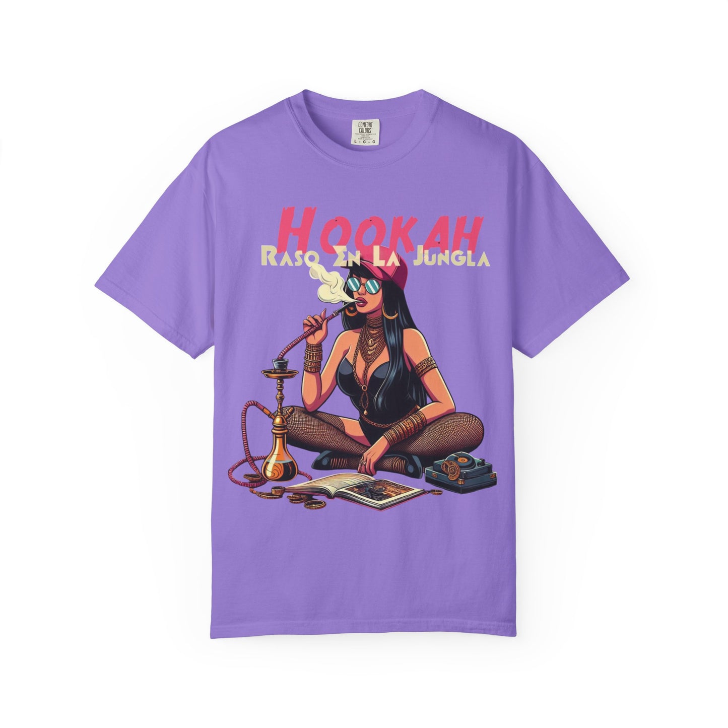 Raso En La Jungla Hookah Vibrant Graphic Tee for Hookah Lovers, Unisex Casual Shirt, Unique Gift, Summer Vibes, Trendy Style