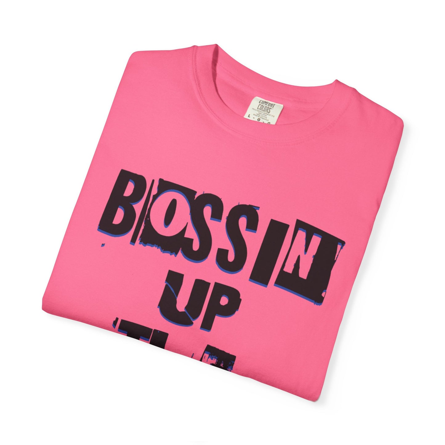 Bossin Up The Beats Unisex Garment-Dyed T-shirt