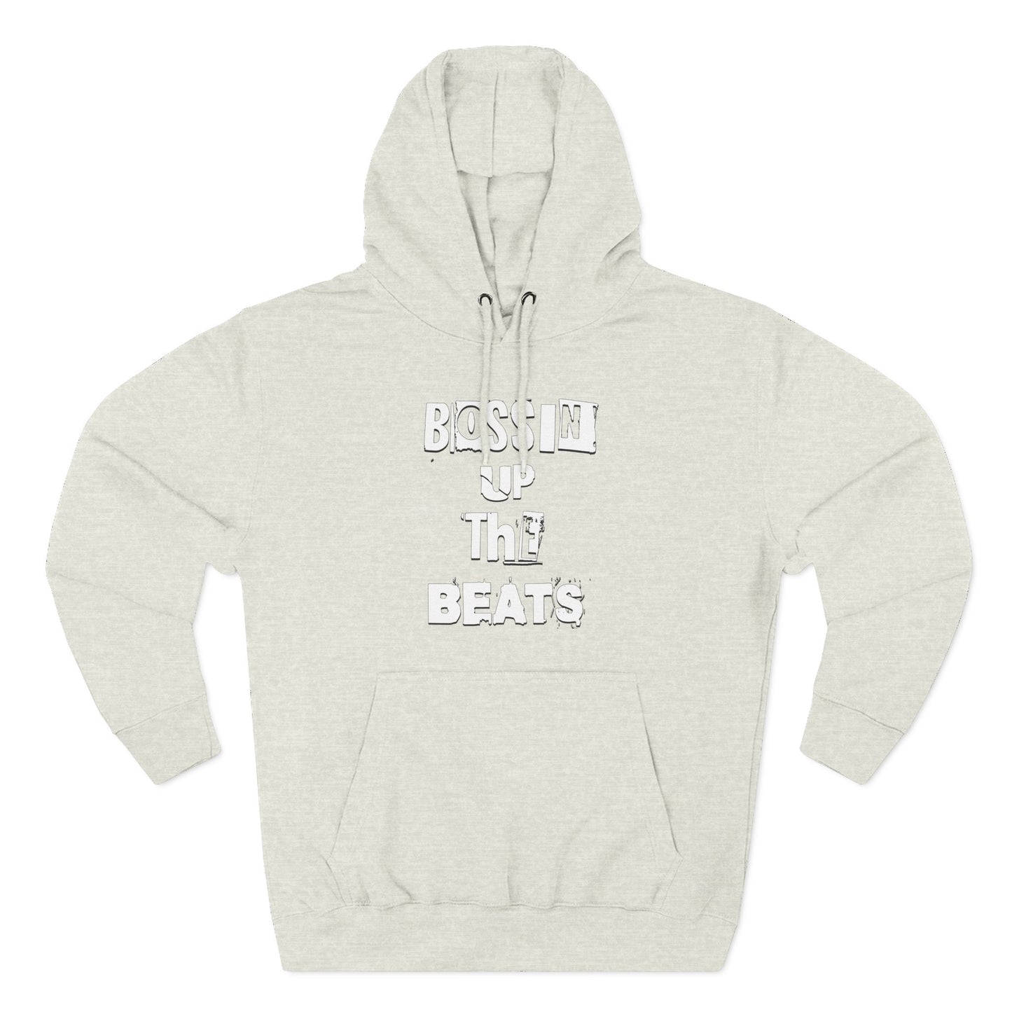 Bossin' Up The Beats Inspired Fleece Hoodie - Comfortable Music Lover's Apparel, Cozy Gift for Musicians