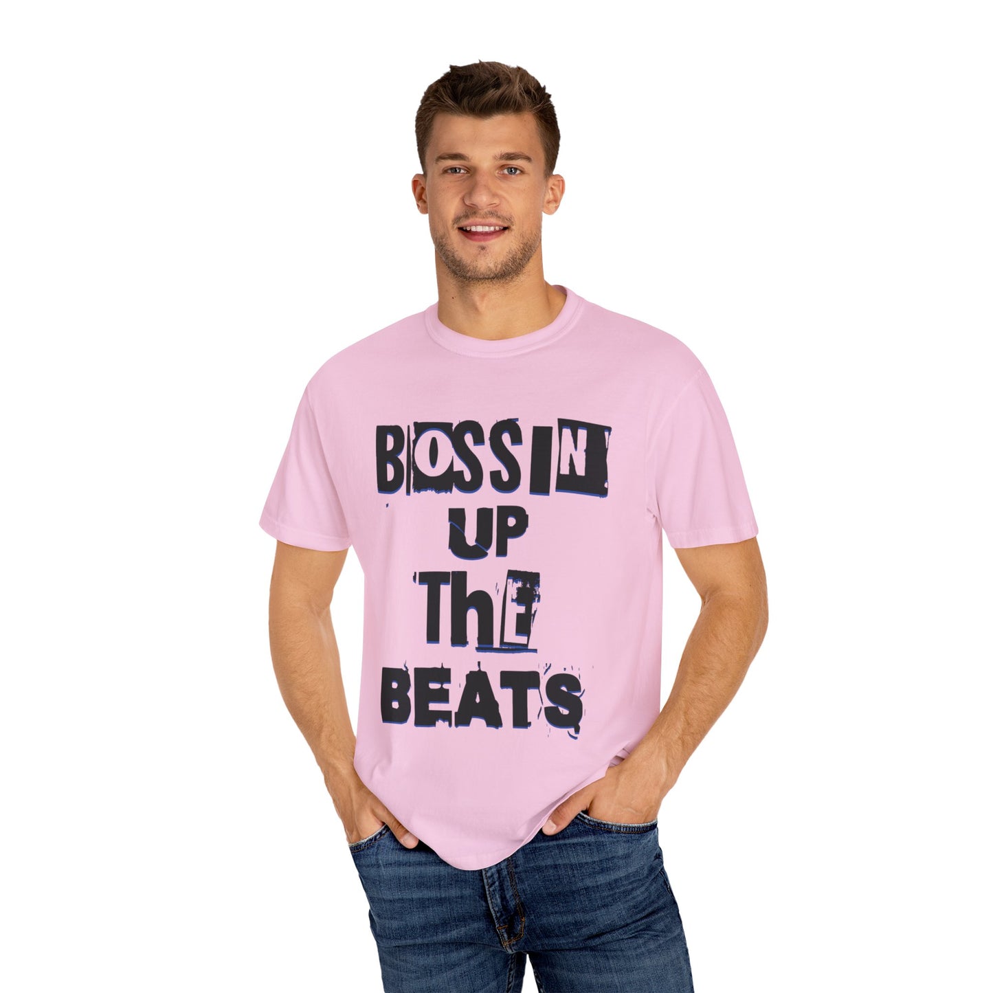 Bossin Up The Beats Unisex Garment-Dyed T-shirt