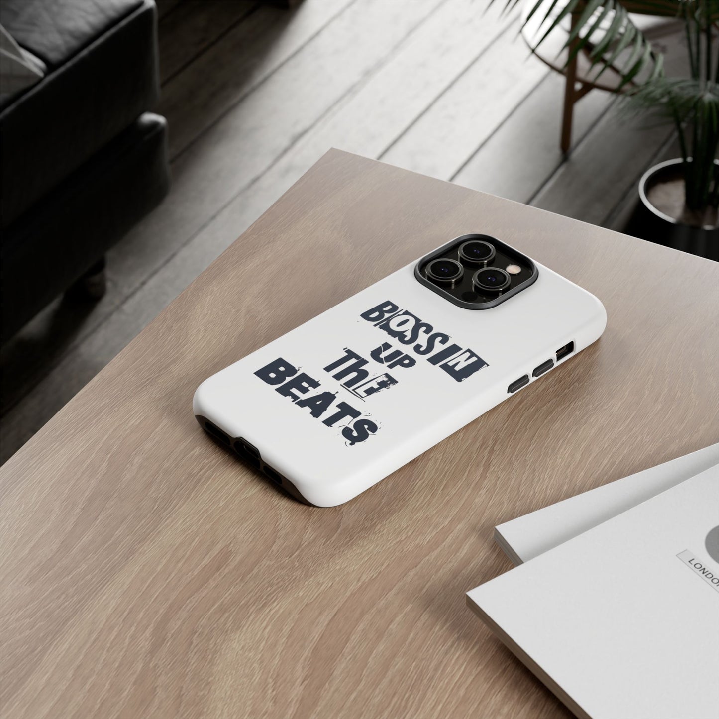 Bossin' Up the Beats Phone Case, Music Lover Gift, Trendy Phone Cover, Unique Phone Accessories, Birthday Present, Creative Tech Gear