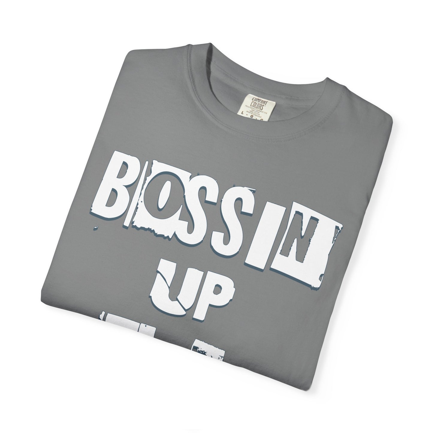 Bossin' Up the Beats Unisex Garment-Dyed T-Shirt - Perfect for Music Lovers, Gift for DJs, Concerts, Festival Wear, Casual Style