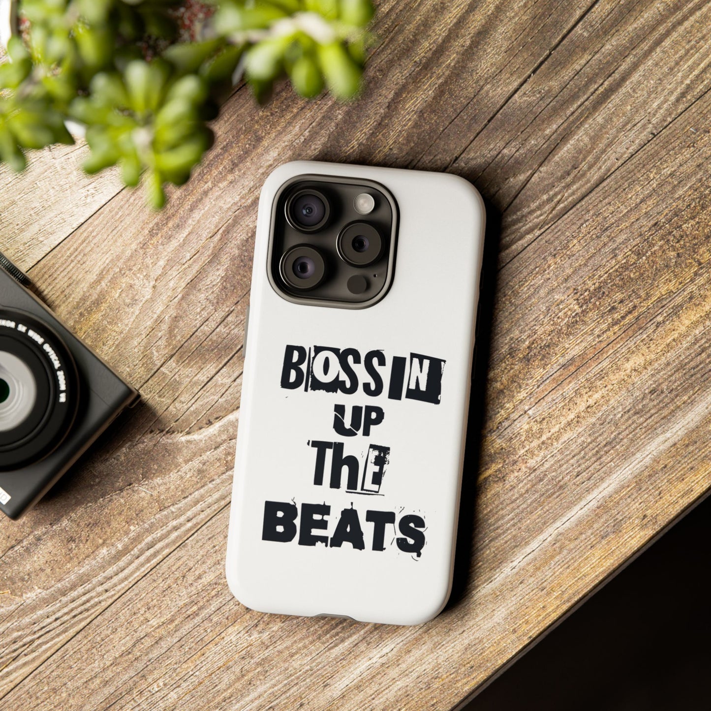 Bossin' Up the Beats Phone Case, Music Lover Gift, Trendy Phone Cover, Unique Phone Accessories, Birthday Present, Creative Tech Gear