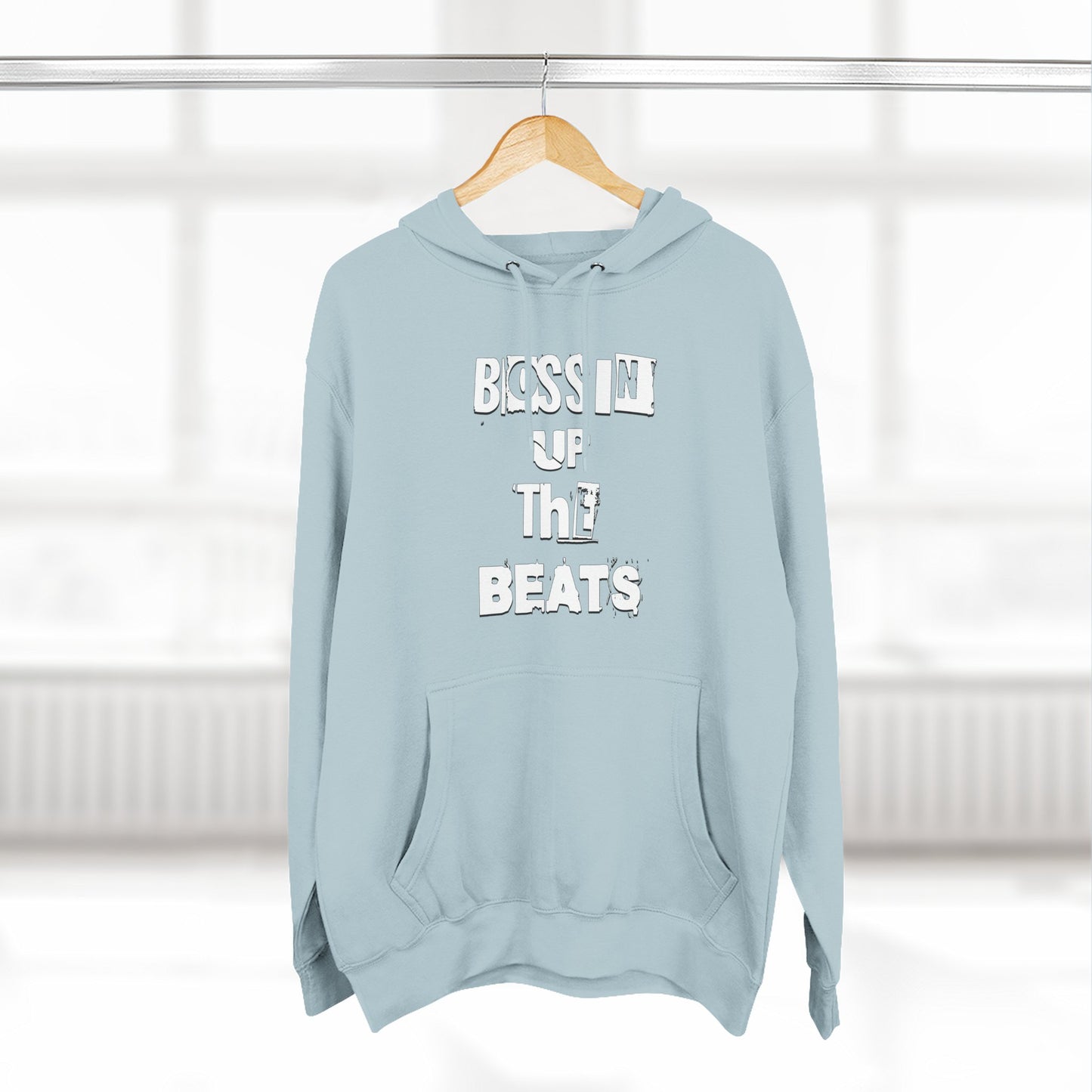 Bossin' Up The Beats Inspired Fleece Hoodie - Comfortable Music Lover's Apparel, Cozy Gift for Musicians