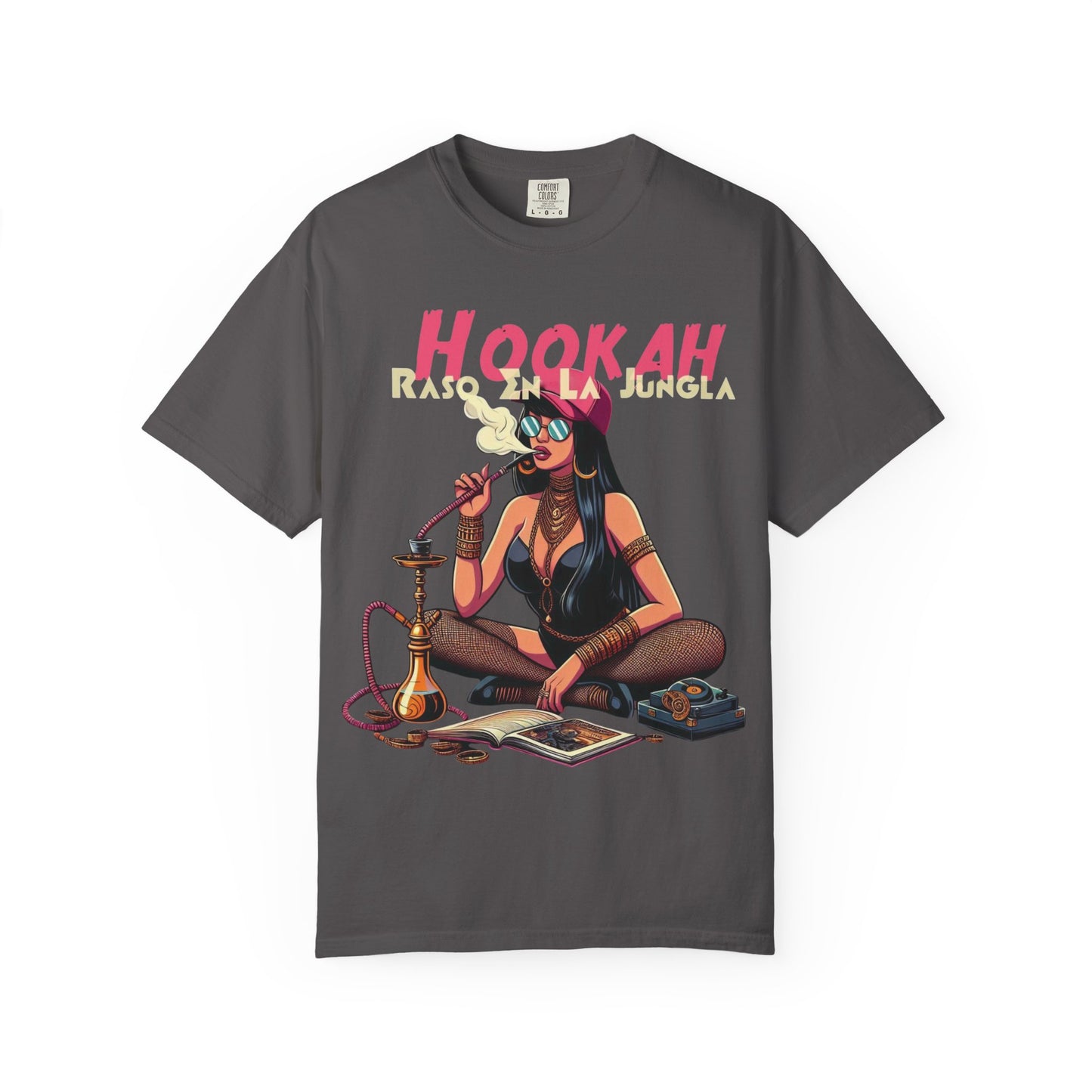 Raso En La Jungla Hookah Vibrant Graphic Tee for Hookah Lovers, Unisex Casual Shirt, Unique Gift, Summer Vibes, Trendy Style