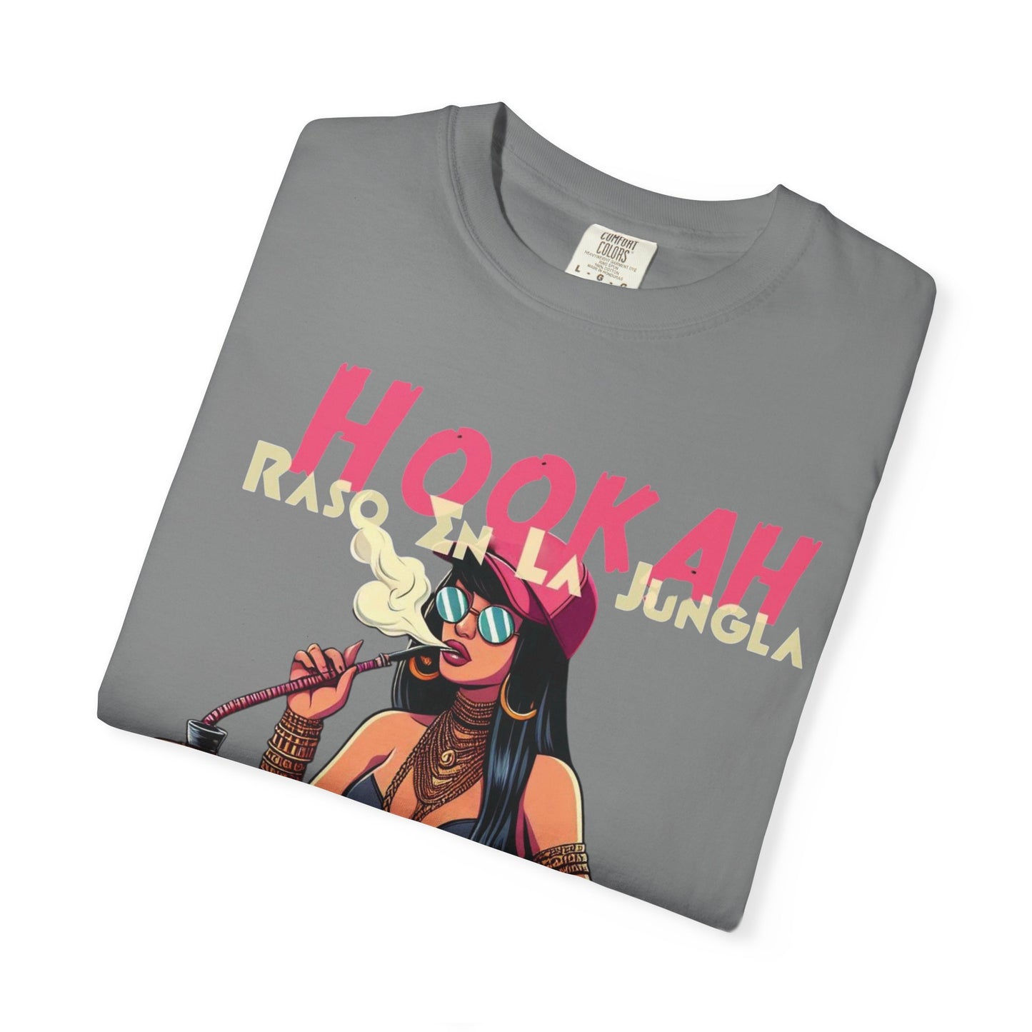 Raso En La Jungla Hookah Vibrant Graphic Tee for Hookah Lovers, Unisex Casual Shirt, Unique Gift, Summer Vibes, Trendy Style