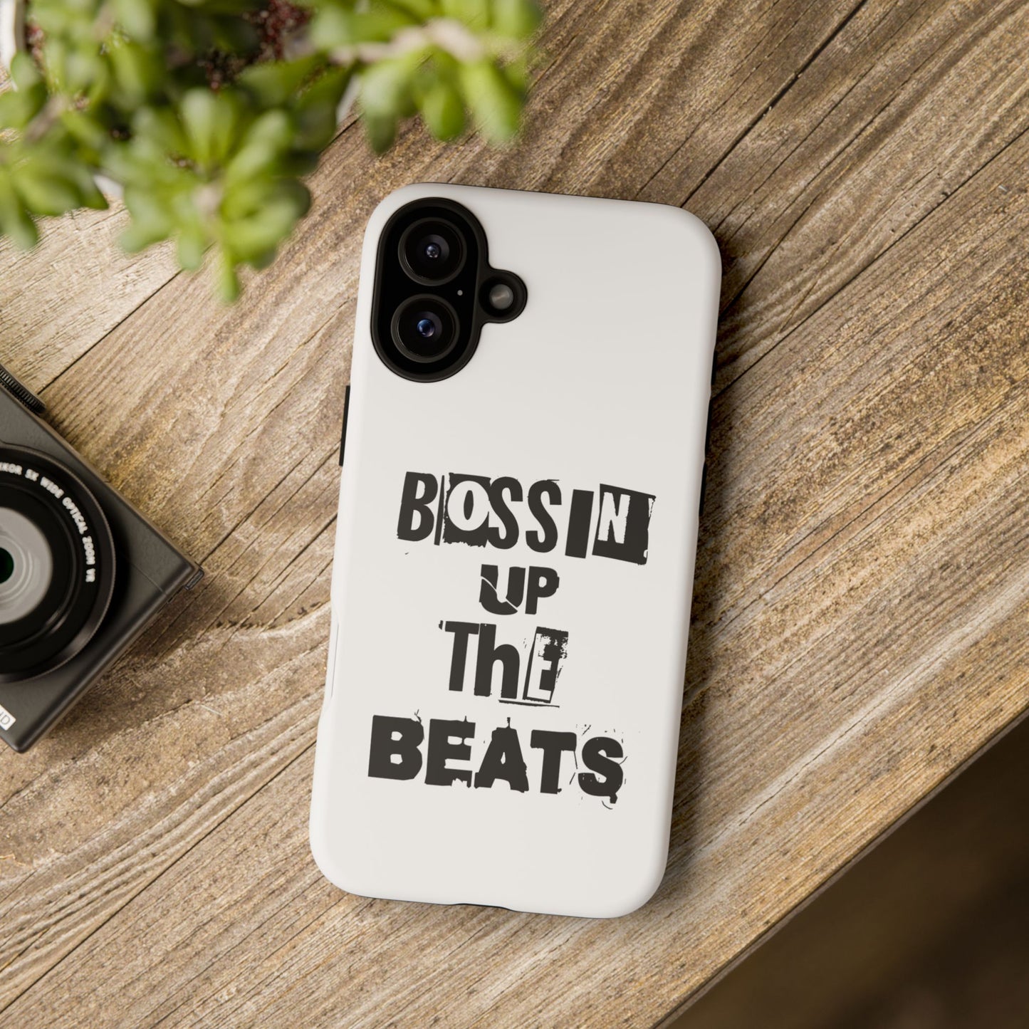 Bossin' Up the Beats Phone Case, Music Lover Gift, Trendy Phone Cover, Unique Phone Accessories, Birthday Present, Creative Tech Gear