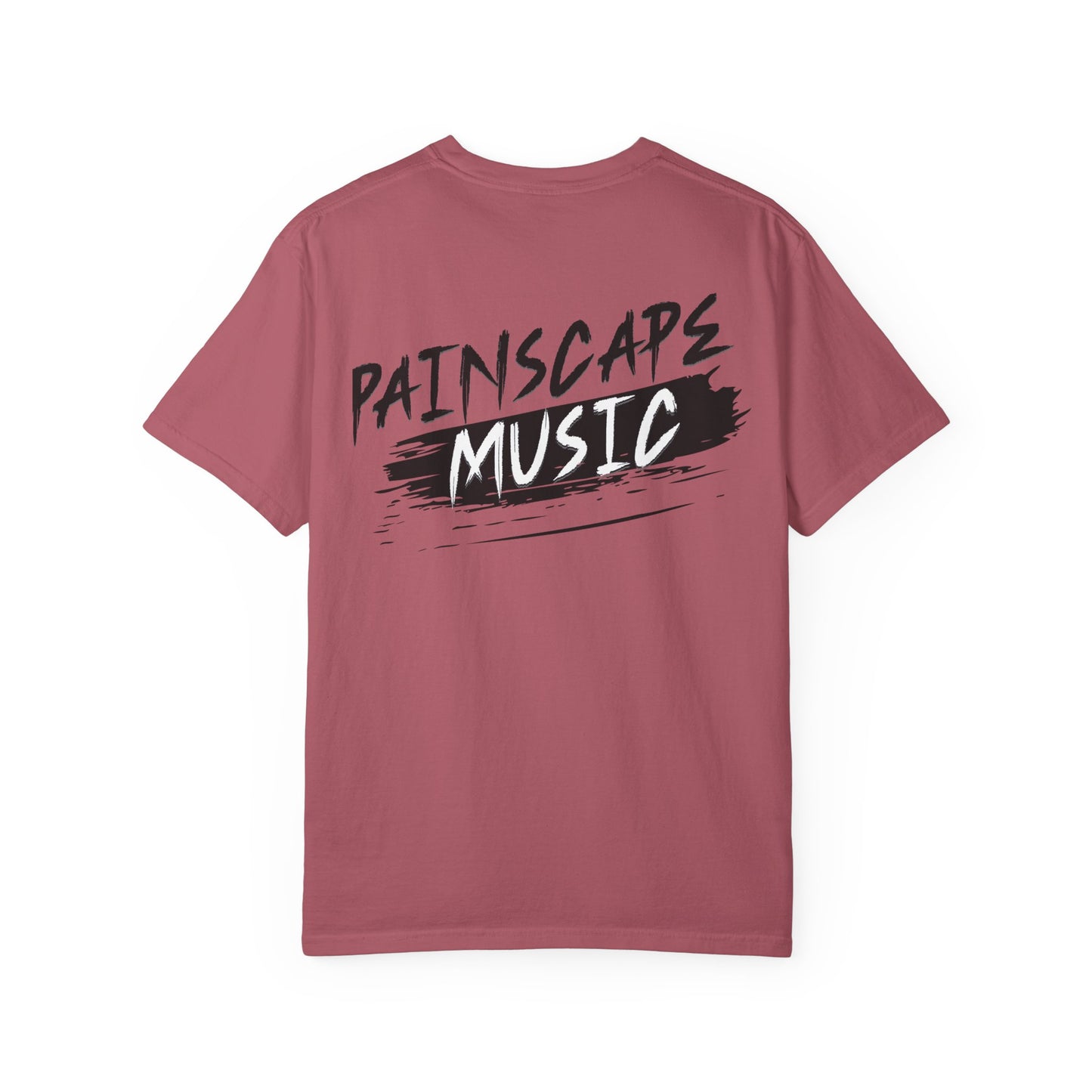 Raso En La Jungla Hookah Vibes Unisex Garment-Dyed T-Shirt, Music Lovers Tee, Chill Wear, Party Shirt, Unique Gift, Bohemian Style, Black Painscape Music Logo on back.