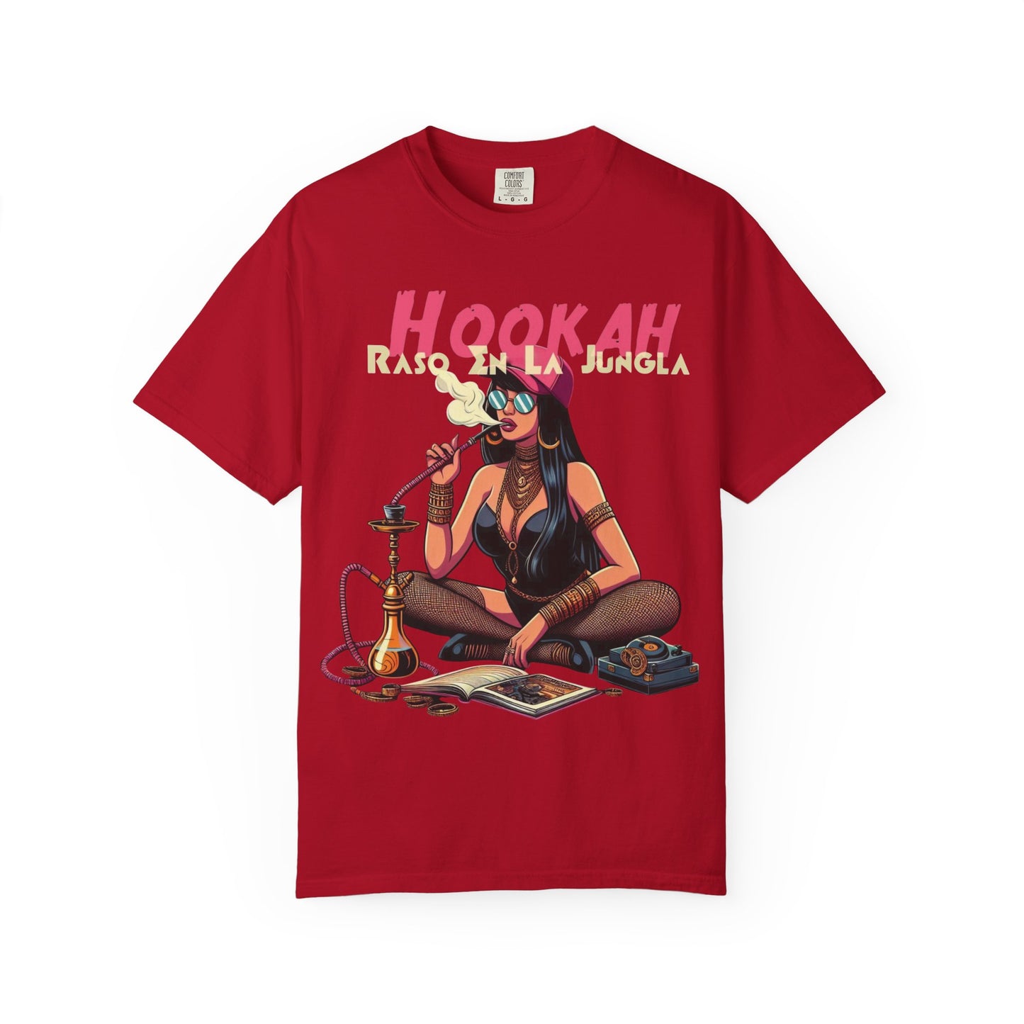 Raso En La Jungla Hookah Vibrant Graphic Tee for Hookah Lovers, Unisex Casual Shirt, Unique Gift, Summer Vibes, Trendy Style