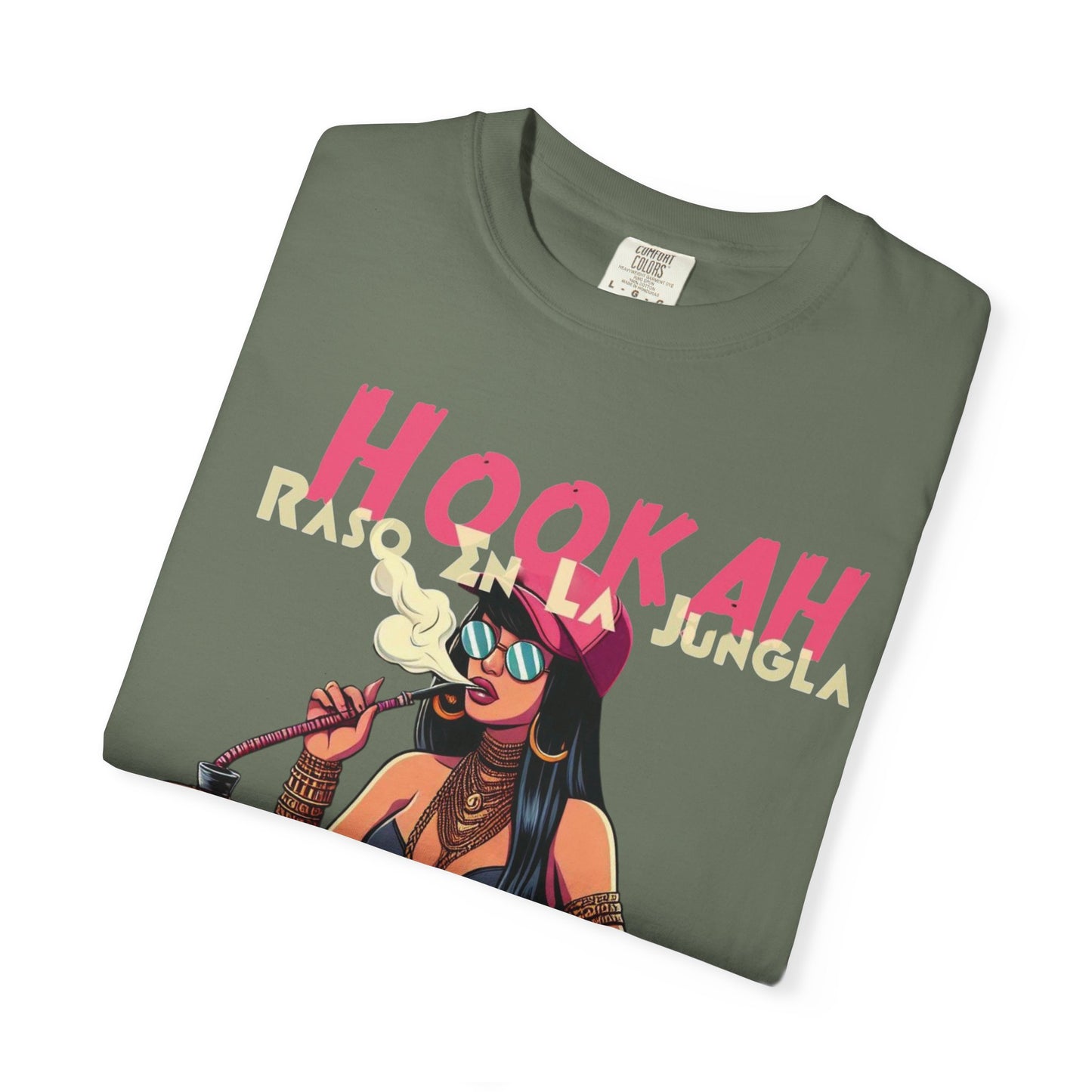 Raso En La Jungla Hookah Vibrant Graphic Tee for Hookah Lovers, Unisex Casual Shirt, Unique Gift, Summer Vibes, Trendy Style