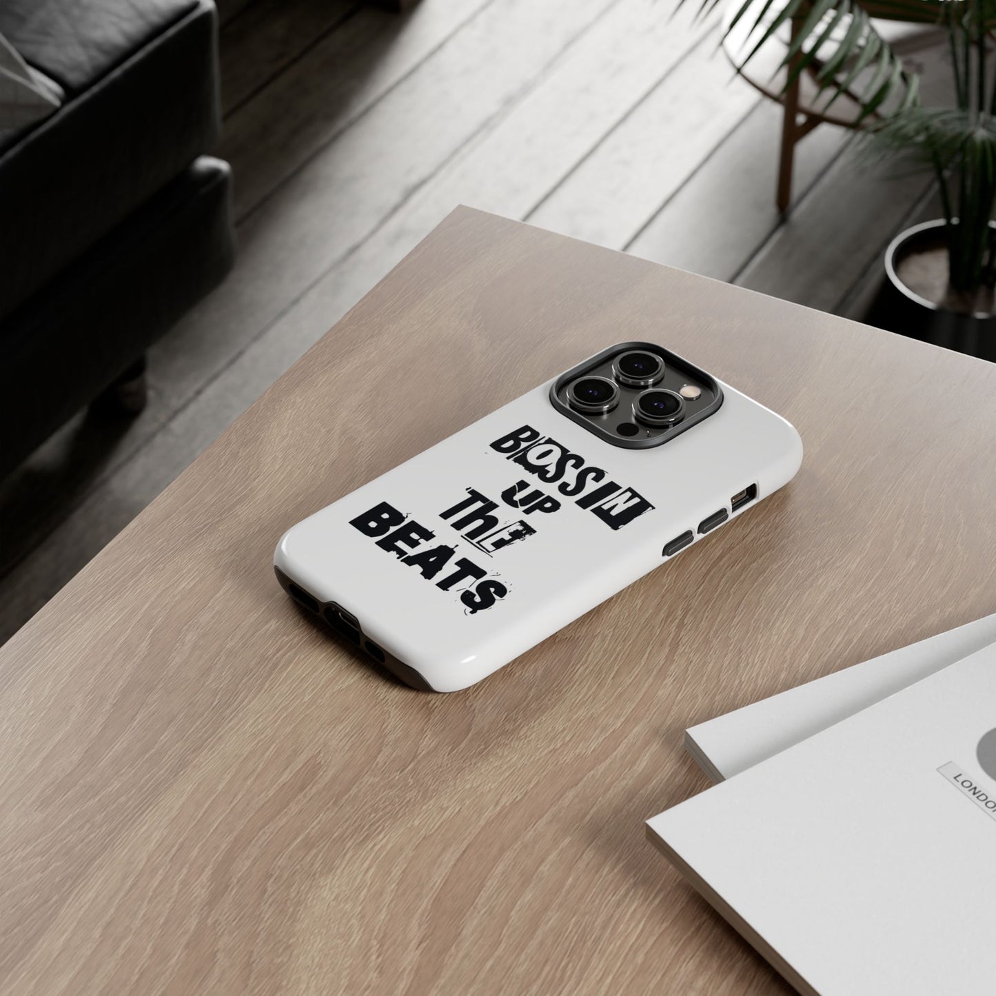 Bossin' Up the Beats Phone Case, Music Lover Gift, Trendy Phone Cover, Unique Phone Accessories, Birthday Present, Creative Tech Gear