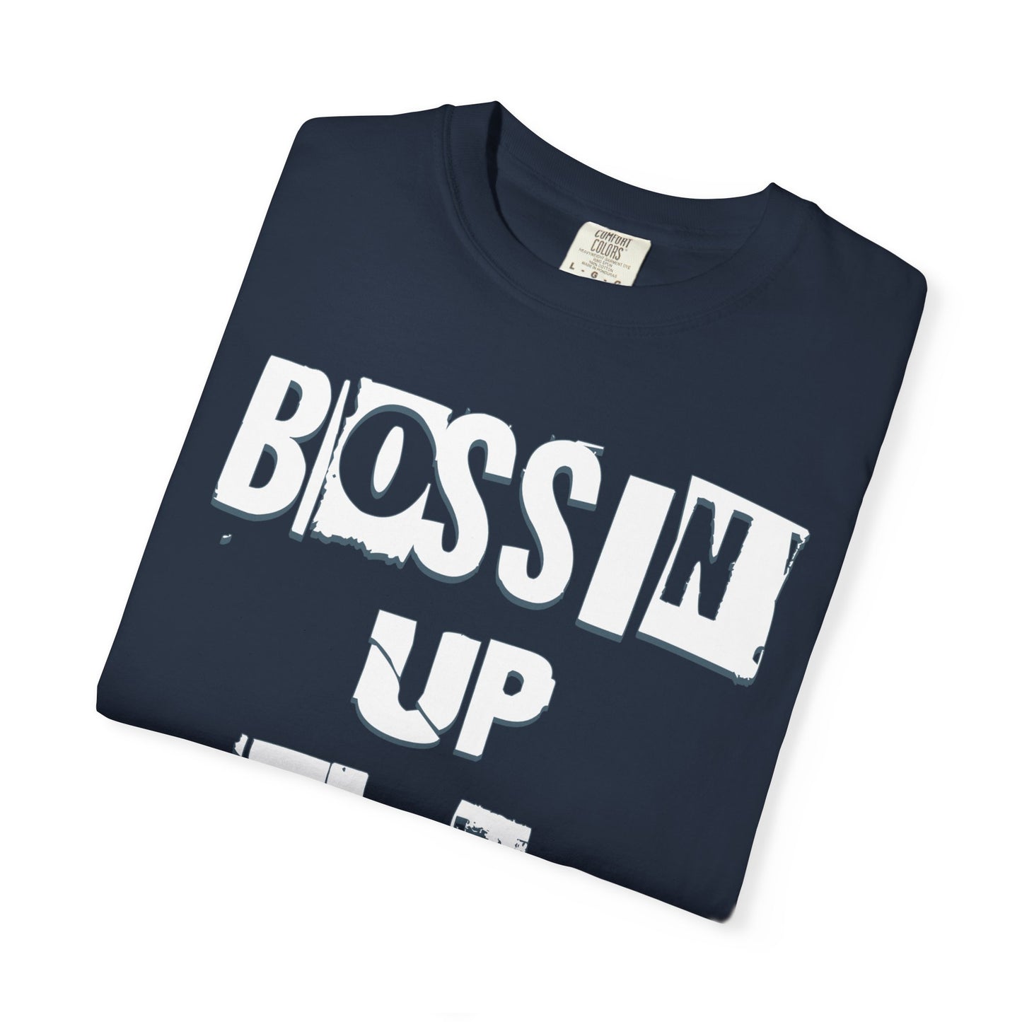 Bossin' Up the Beats Unisex Garment-Dyed T-Shirt - Perfect for Music Lovers, Gift for DJs, Concerts, Festival Wear, Casual Style