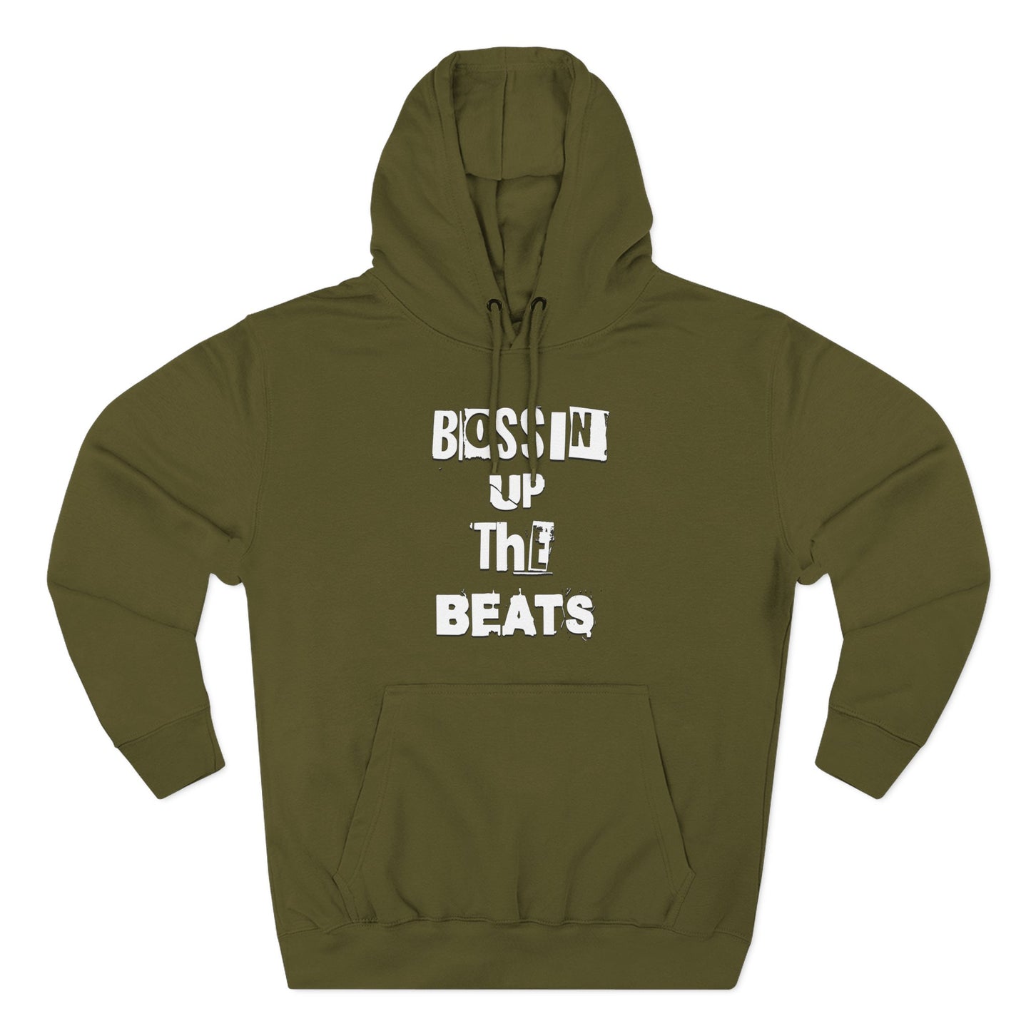 Bossin' Up The Beats Inspired Fleece Hoodie - Comfortable Music Lover's Apparel, Cozy Gift for Musicians