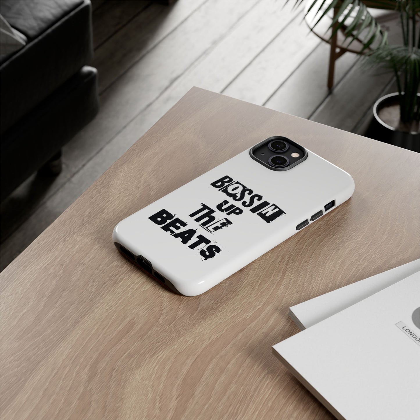 Bossin' Up the Beats Phone Case, Music Lover Gift, Trendy Phone Cover, Unique Phone Accessories, Birthday Present, Creative Tech Gear