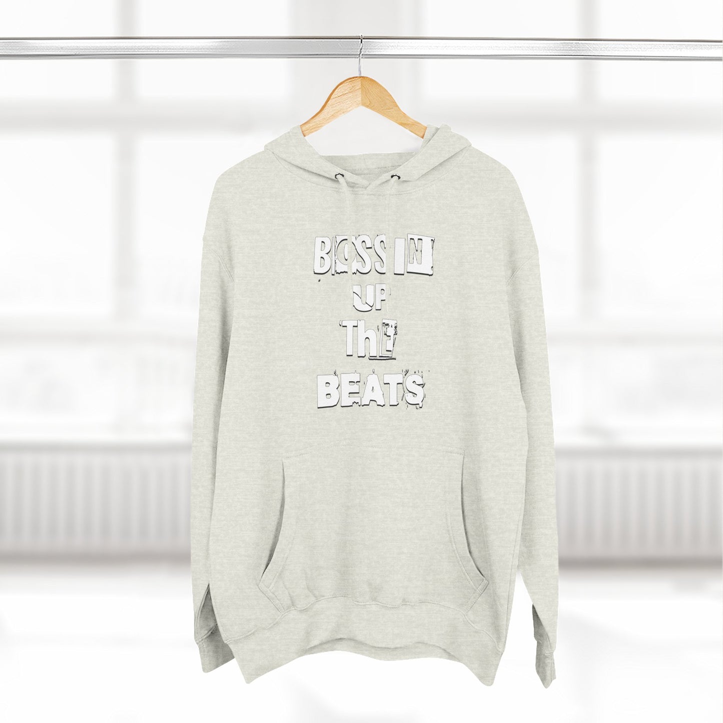 Bossin' Up The Beats Inspired Fleece Hoodie - Comfortable Music Lover's Apparel, Cozy Gift for Musicians