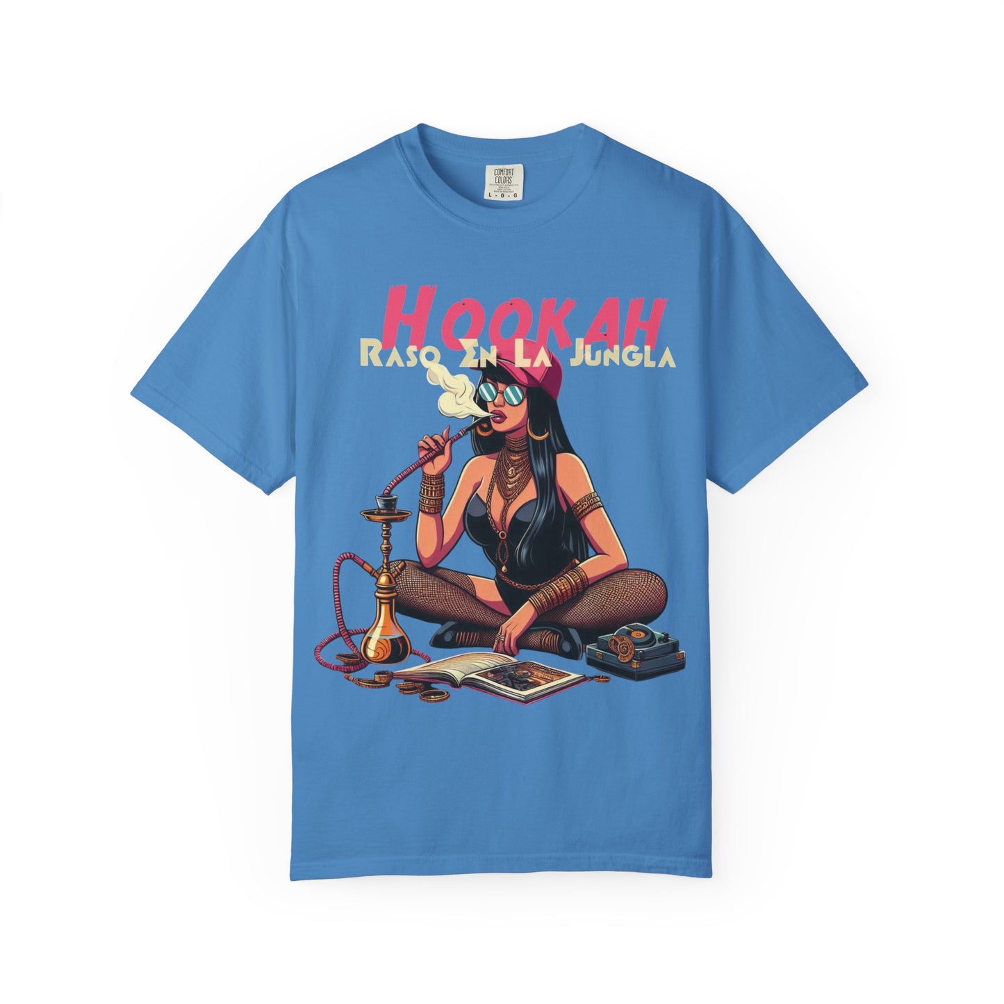 Raso En La Jungla Hookah Vibrant Graphic Tee for Hookah Lovers, Unisex Casual Shirt, Unique Gift, Summer Vibes, Trendy Style