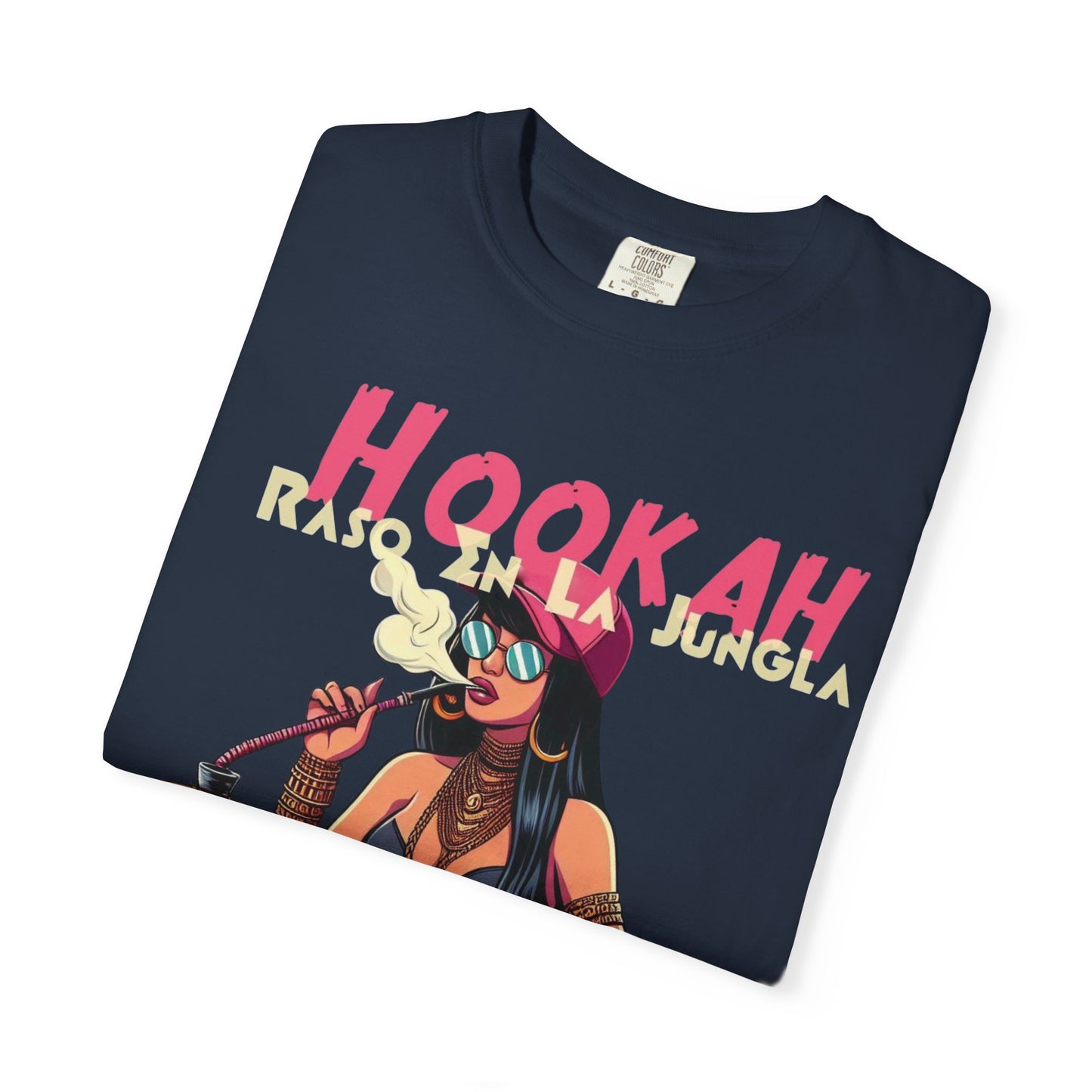 Raso En La Jungla Hookah Vibrant Graphic Tee for Hookah Lovers, Unisex Casual Shirt, Unique Gift, Summer Vibes, Trendy Style