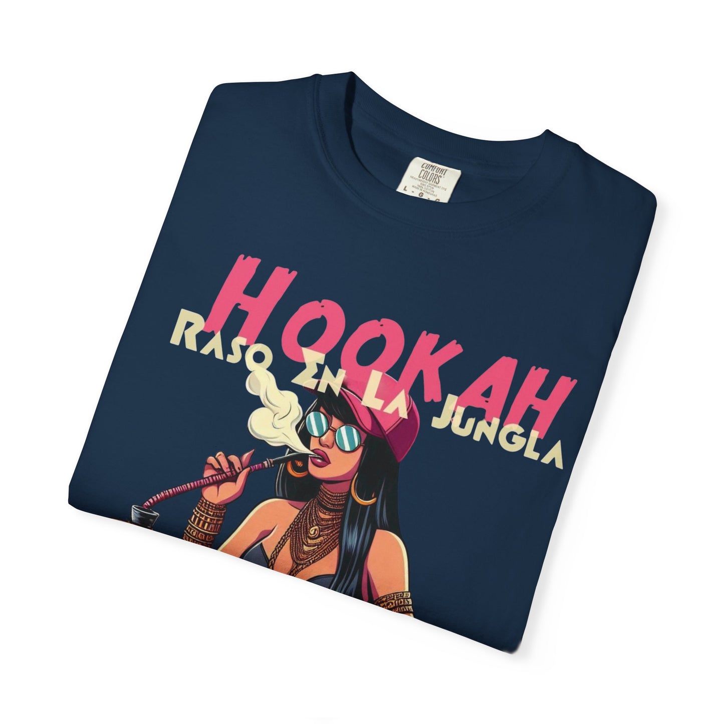 Raso En La Jungla Hookah Vibrant Graphic Tee for Hookah Lovers, Unisex Casual Shirt, Unique Gift, Summer Vibes, Trendy Style