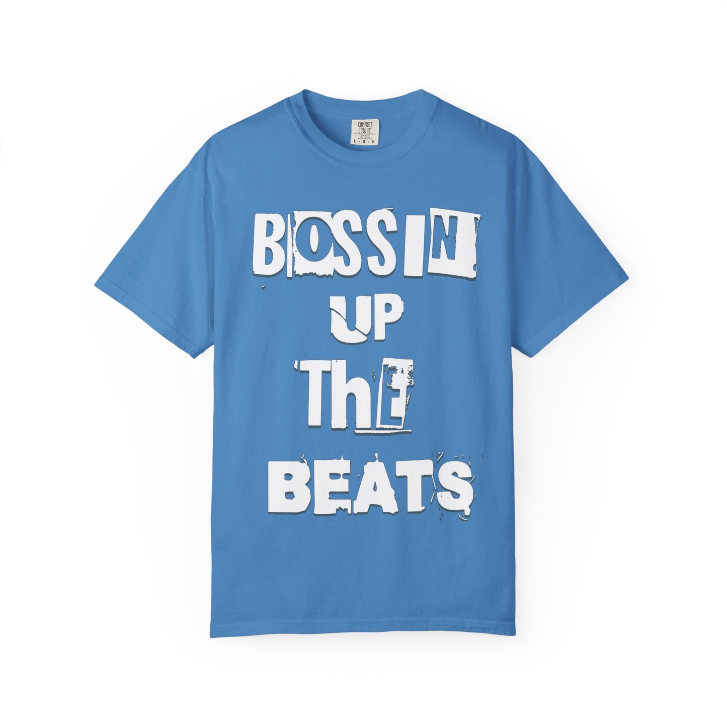Bossin' Up the Beats Unisex Garment-Dyed T-Shirt - Perfect for Music Lovers, Gift for DJs, Concerts, Festival Wear, Casual Style