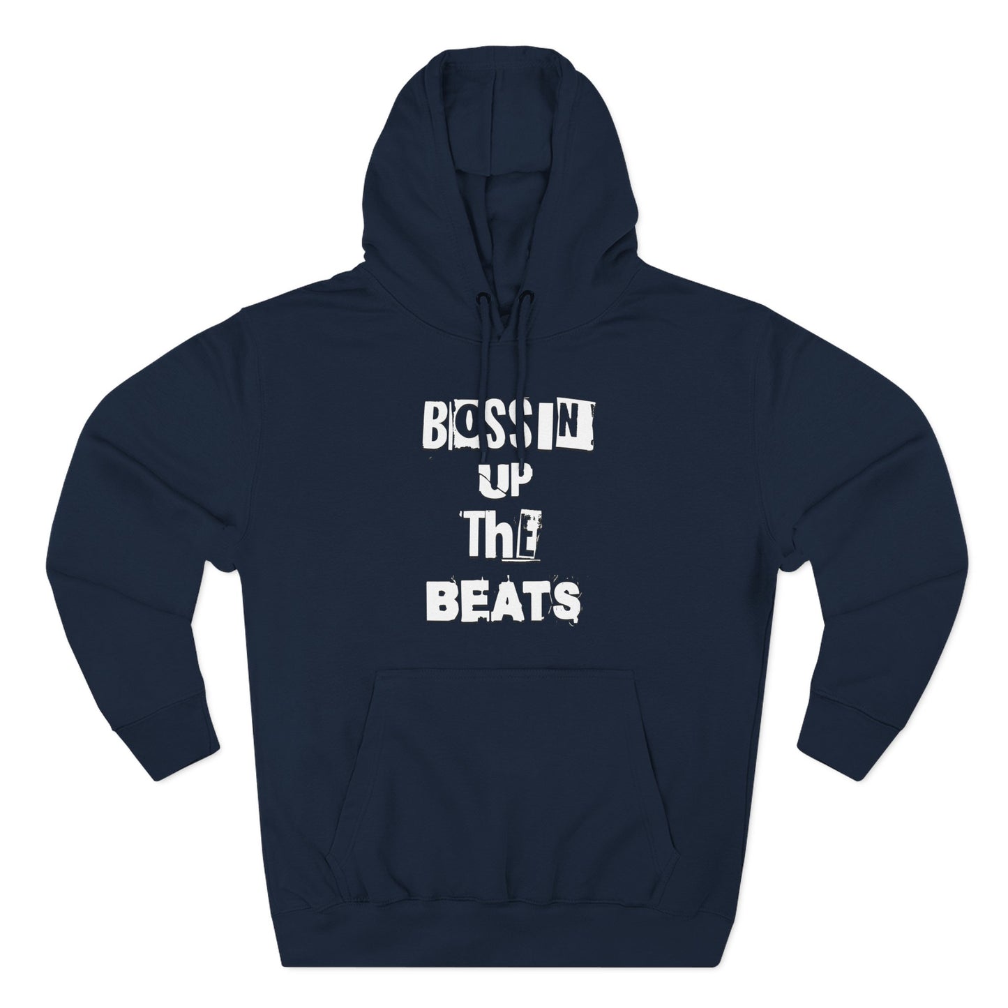Bossin' Up The Beats Inspired Fleece Hoodie - Comfortable Music Lover's Apparel, Cozy Gift for Musicians