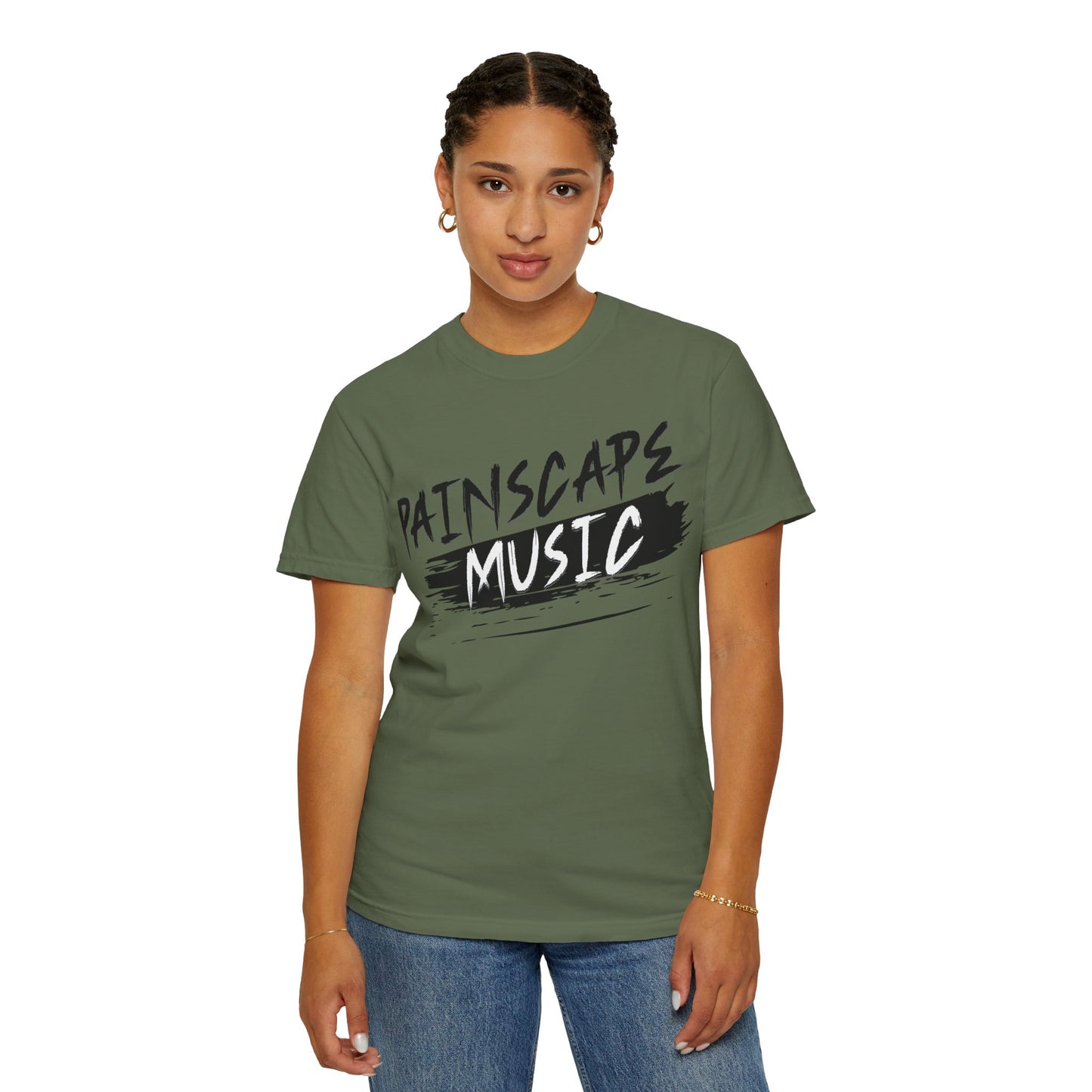 Painscape Music Unisex Garment-Dyed T-Shirt, Painscape Music Tee, Casual Wear, Concert Outfit, Gift for Musicians, Music Lover Apparel
