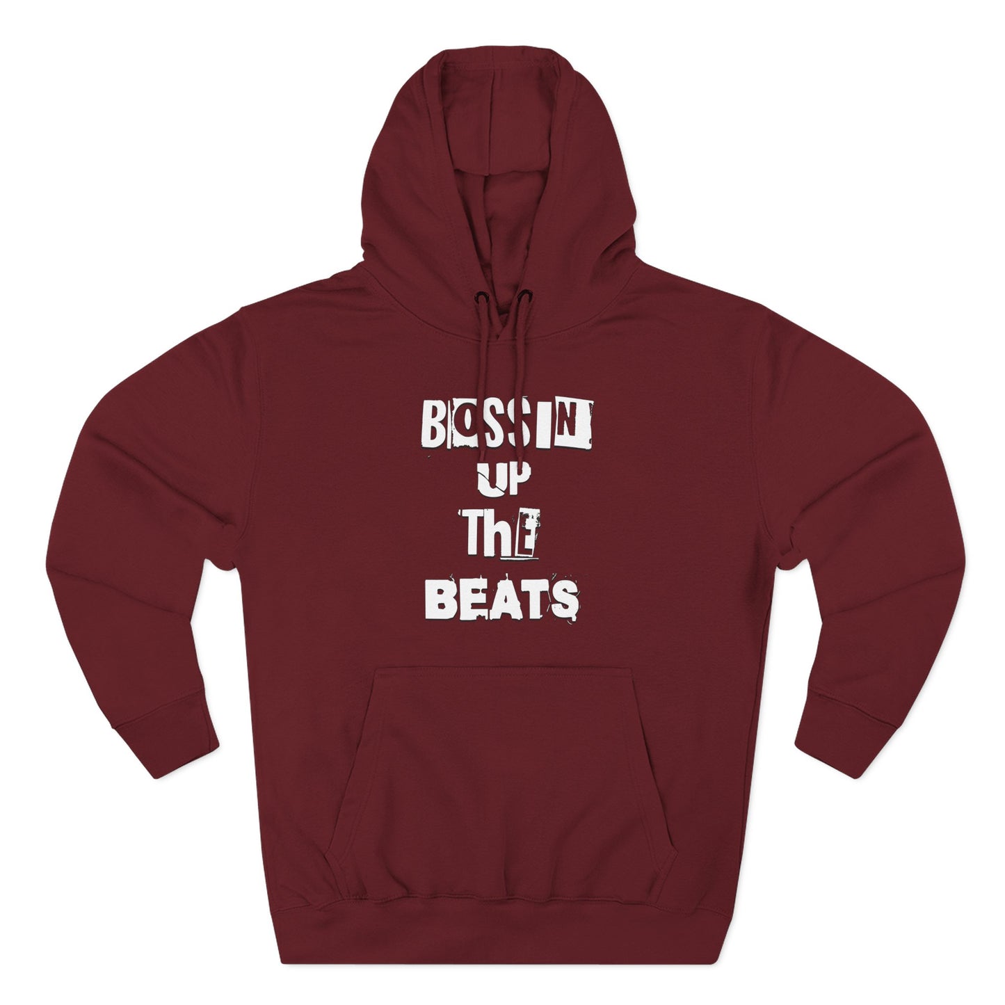 Bossin' Up The Beats Inspired Fleece Hoodie - Comfortable Music Lover's Apparel, Cozy Gift for Musicians